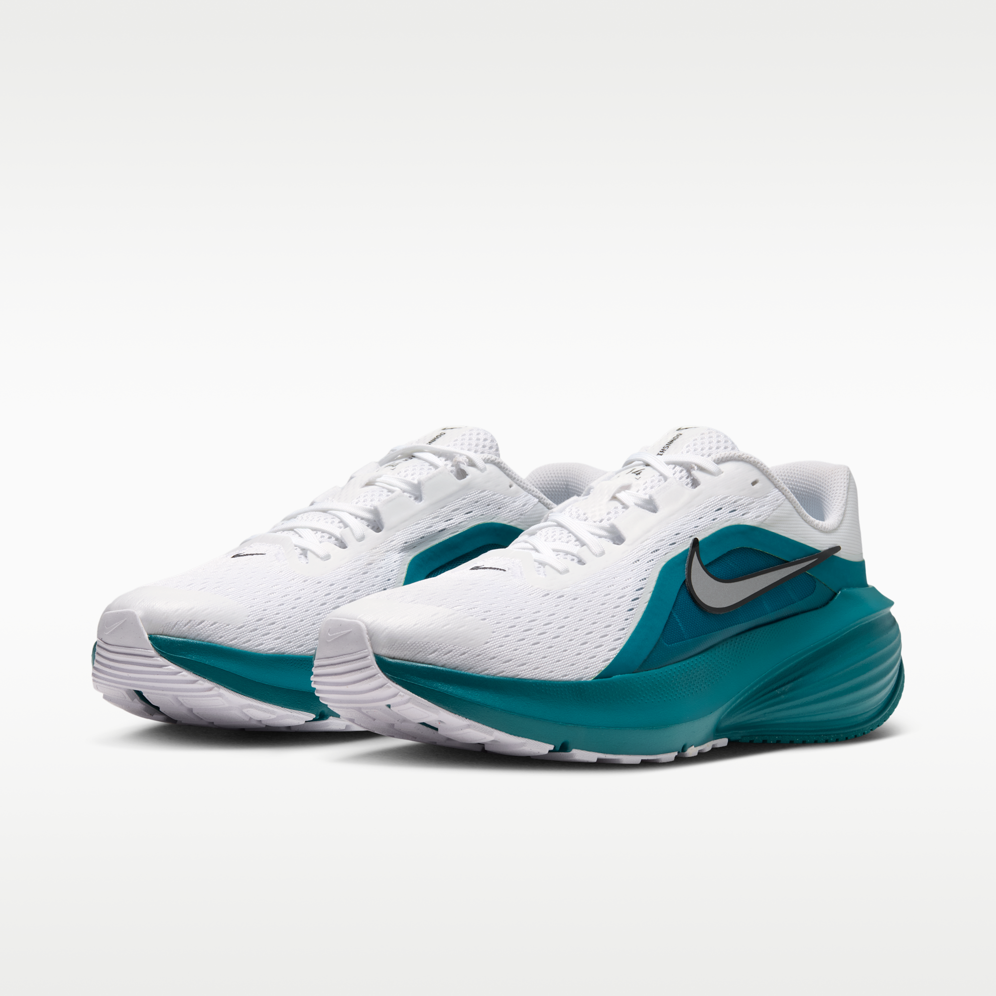 Nike Downshifter 14 - Λευκό/Bright Spruce/Μαύρο/Metallic Silver - 5