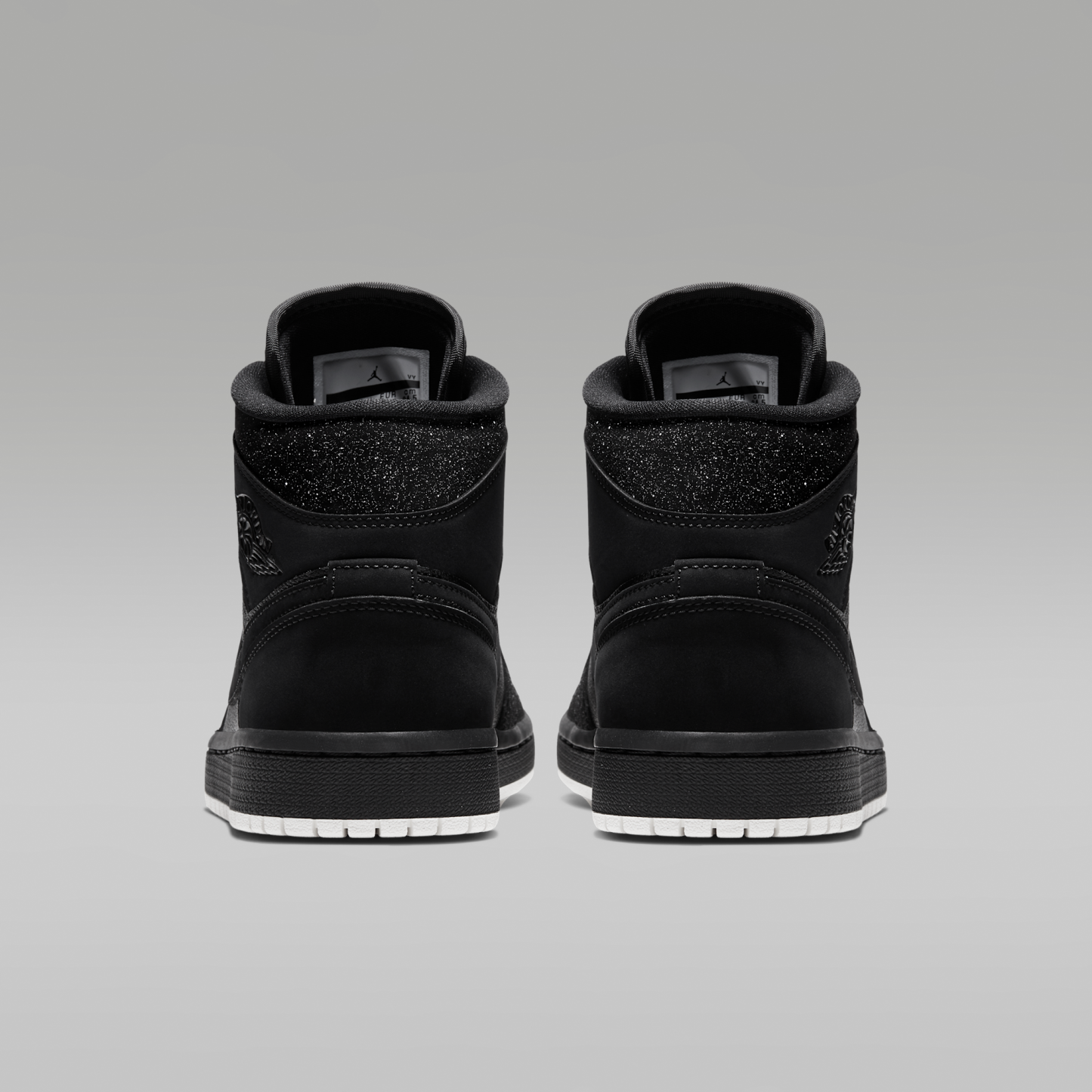 Air Jordan 1 Mid - Μαύρο/Λευκό/Phantom - 6