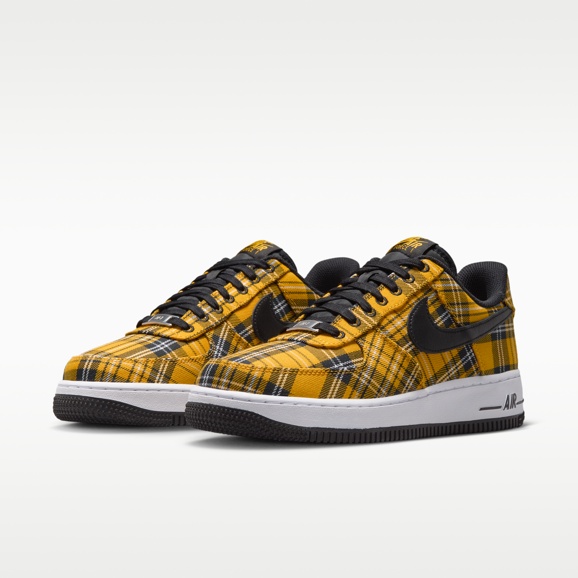 Nike Air Force 1 '07 "Plaid" - Πολύχρωμο/Yellow Ochre/Λευκό/Μαύρο - 5