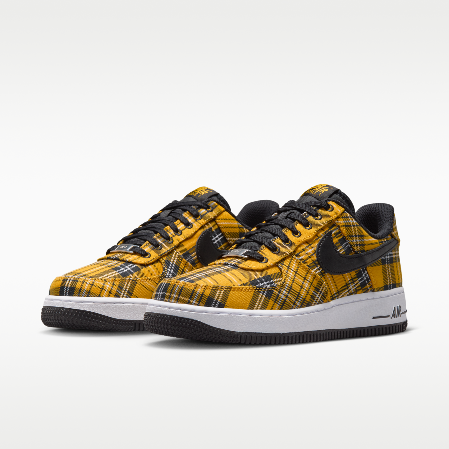 Nike Air Force 1 '07 "Plaid" - Πολύχρωμο/Yellow Ochre/Λευκό/Μαύρο - 5