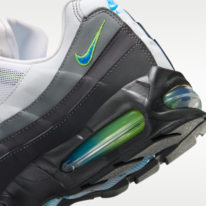 Nike Air Max 95 Big Bubble - Μαύρο/Action Green/Anthracite/Photo Blue - 8