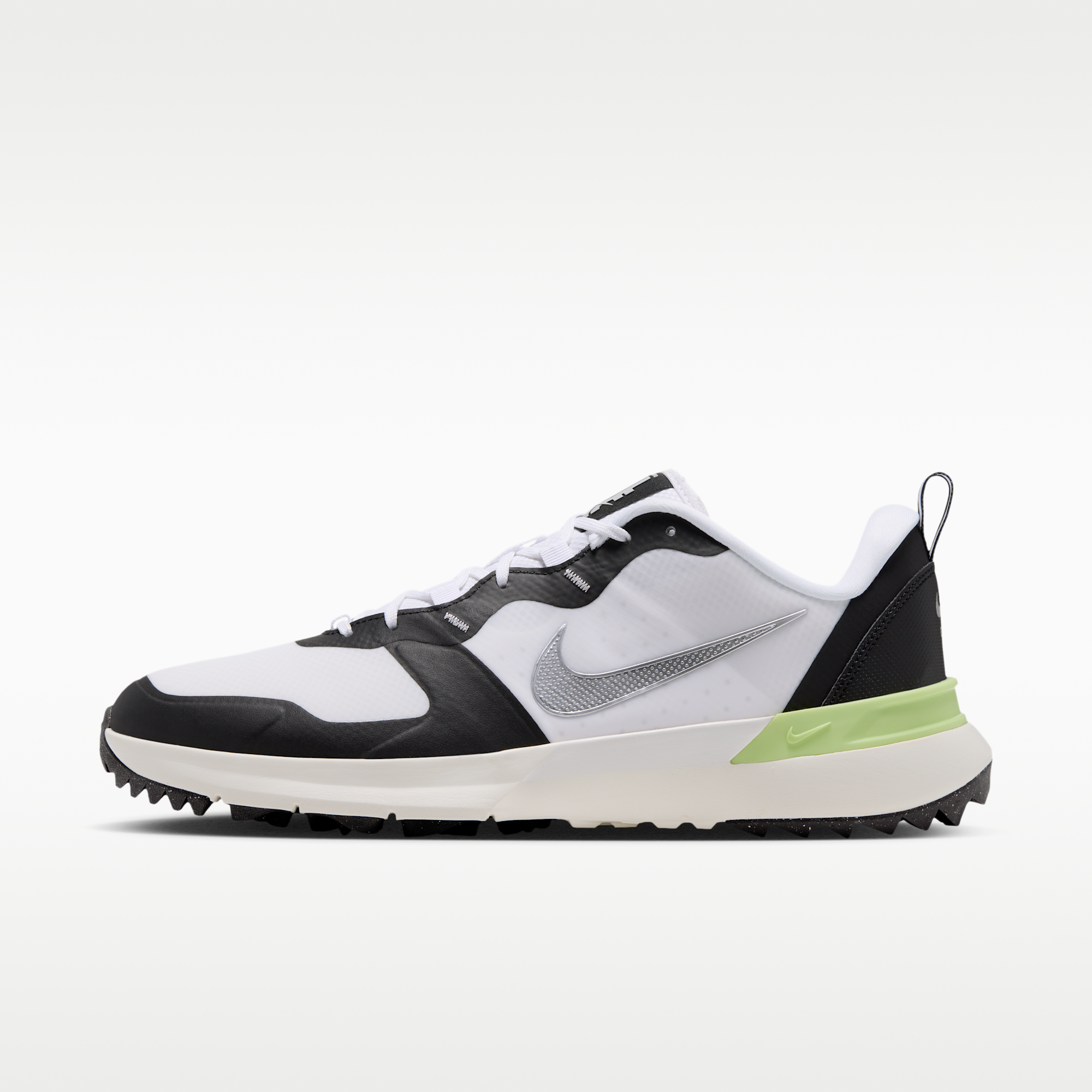 Nike Tempo G - Λευκό/Μαύρο/Light Lemon Twist/Metallic Silver - 1