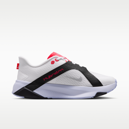 Nike Hybrid RN - Λευκό/Μαύρο/Laser Crimson/Metallic Silver - 3