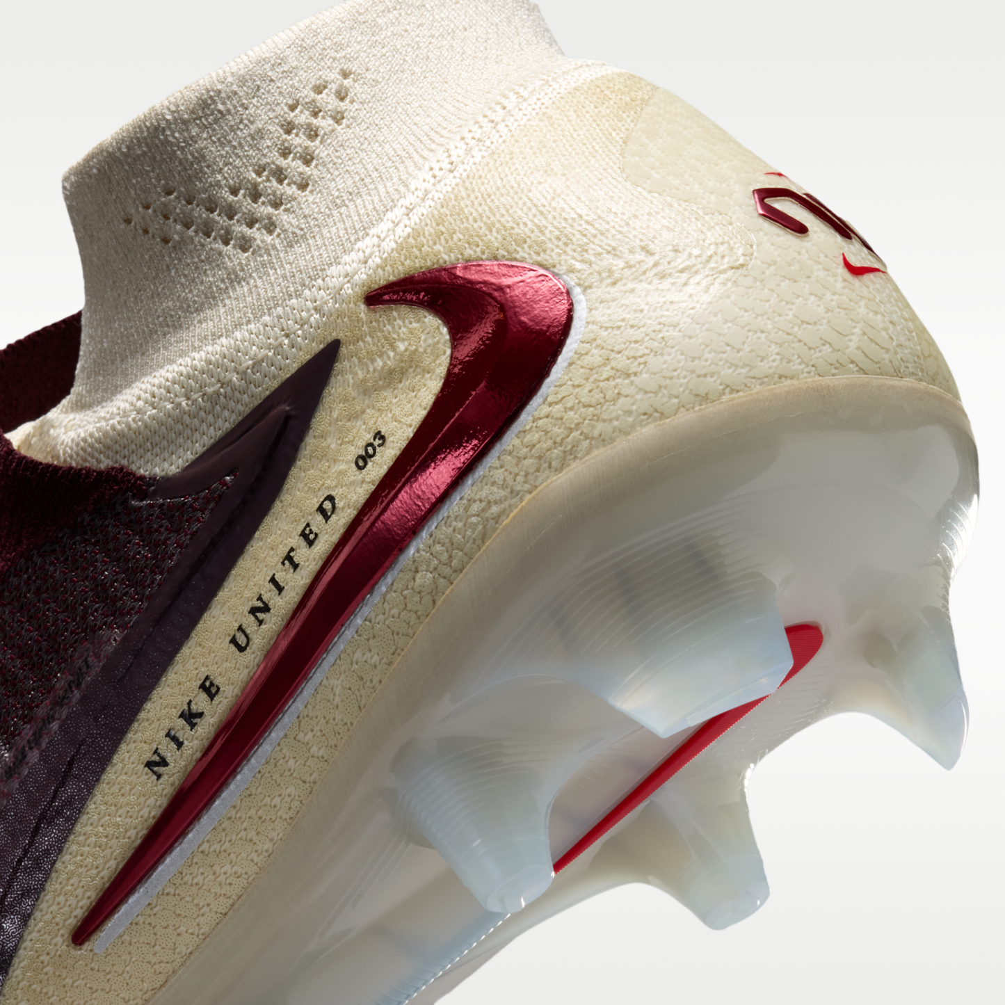 Nike United Phantom 6 High Elite - Burgundy Crush/Fossil/University Red - 9