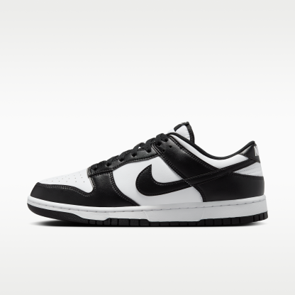 Nike Dunk Low Retro - Λευκό/Λευκό/Μαύρο - 1