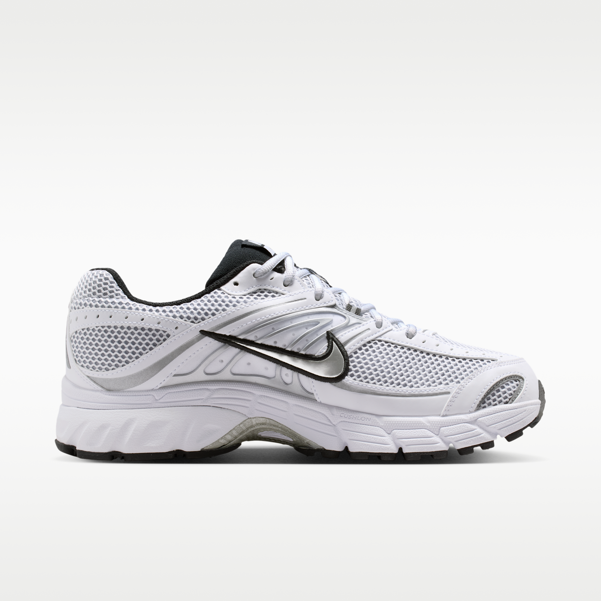 Nike Air Max Moto 2K - Λευκό/Μαύρο/Wolf Grey/Metallic Silver - 3