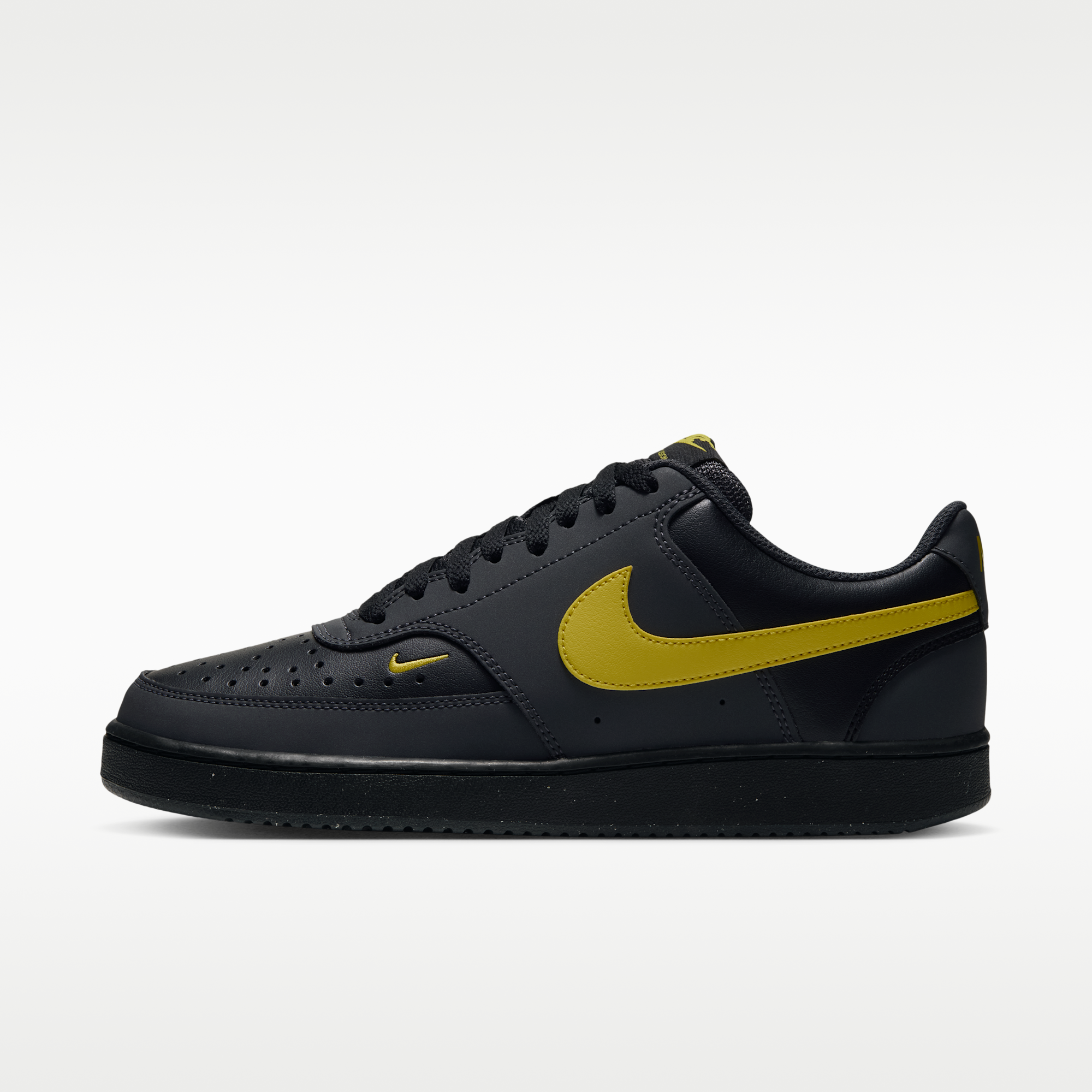 Nike Court Vision Low - Dark Smoke Grey/Μαύρο/Chrome Yellow - 1