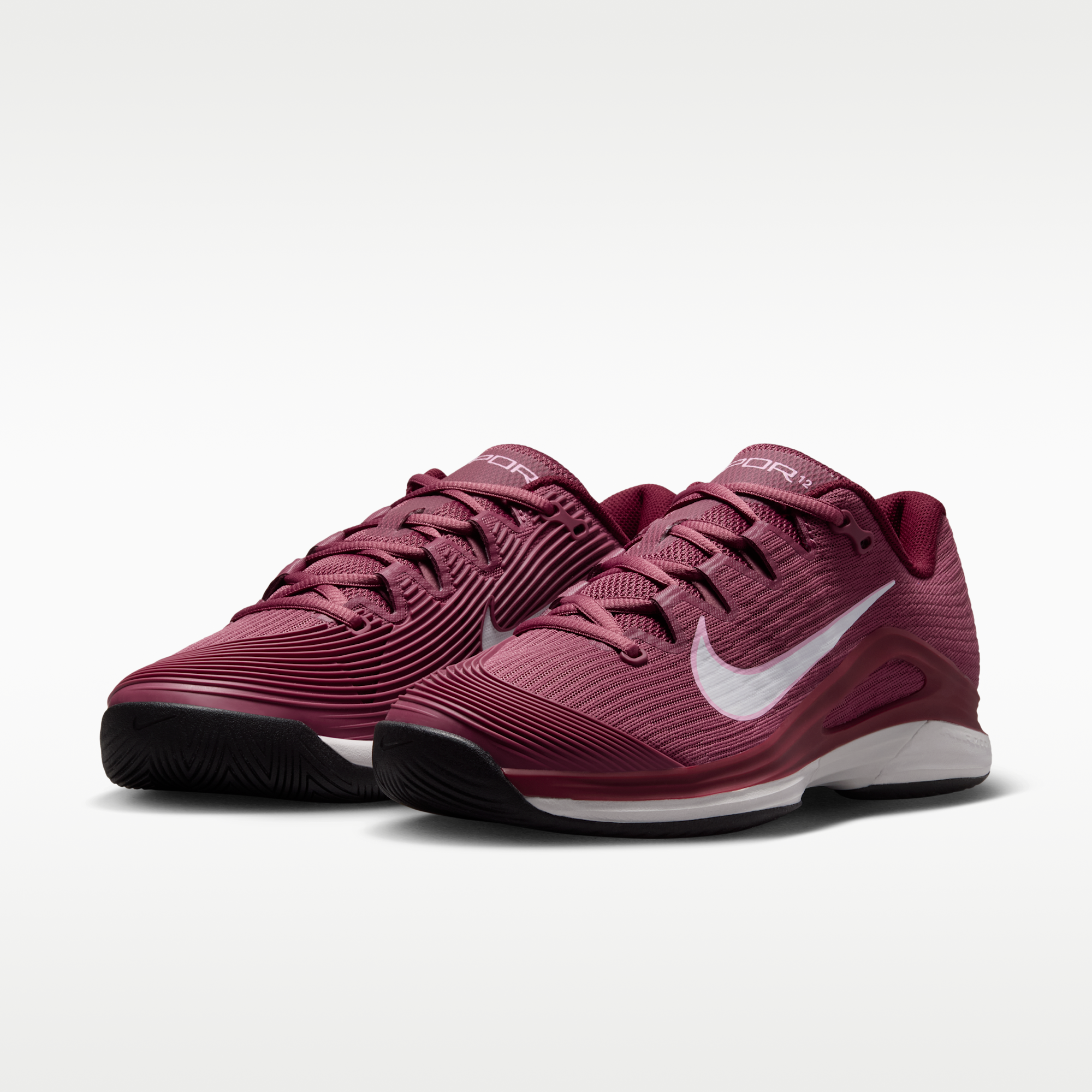Nike Vapor 12 - Pink Smoke/Vast Grey/Μαύρο/Λευκό - 5