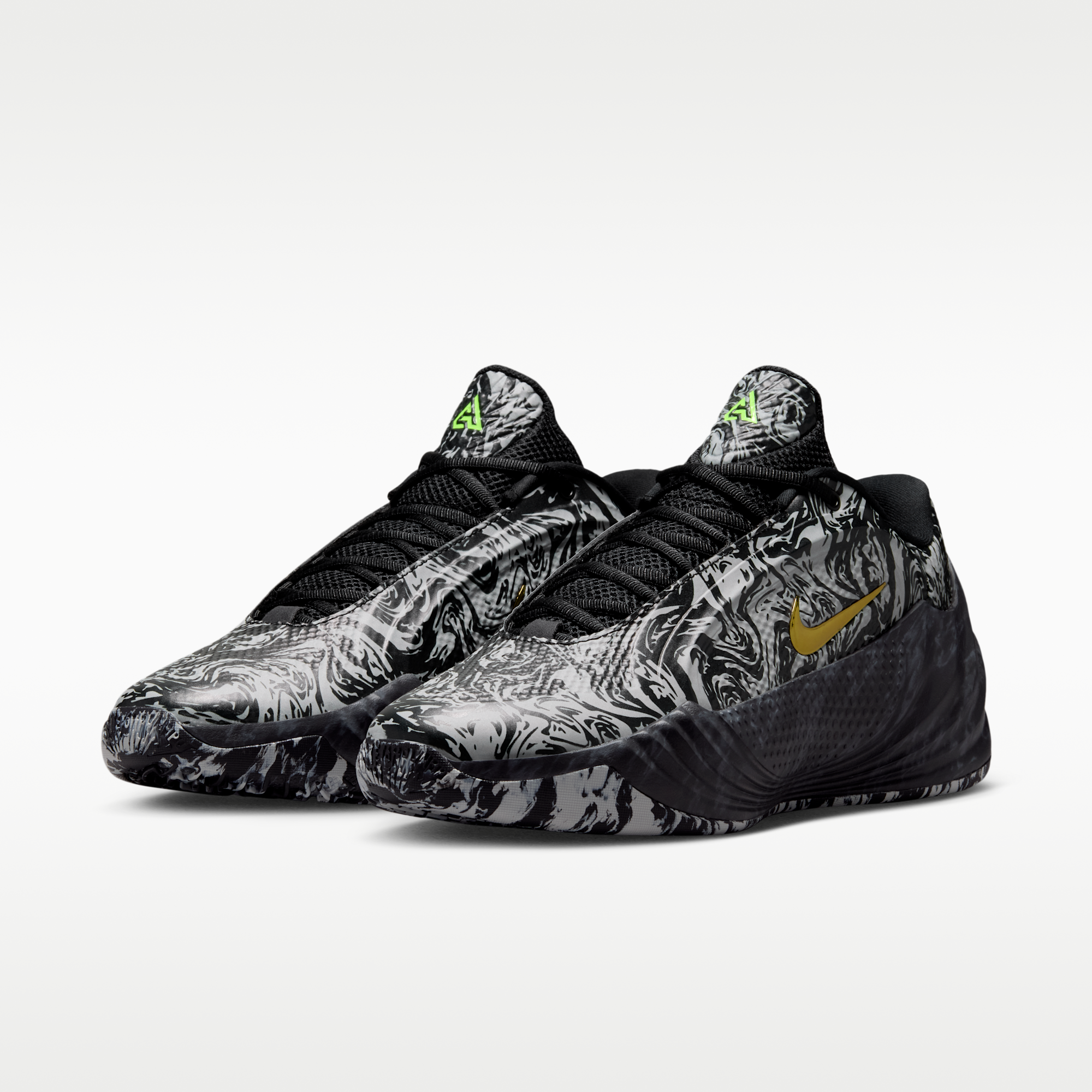 Giannis Freak 8 - Μαύρο/Light Smoke Grey/Volt - 5