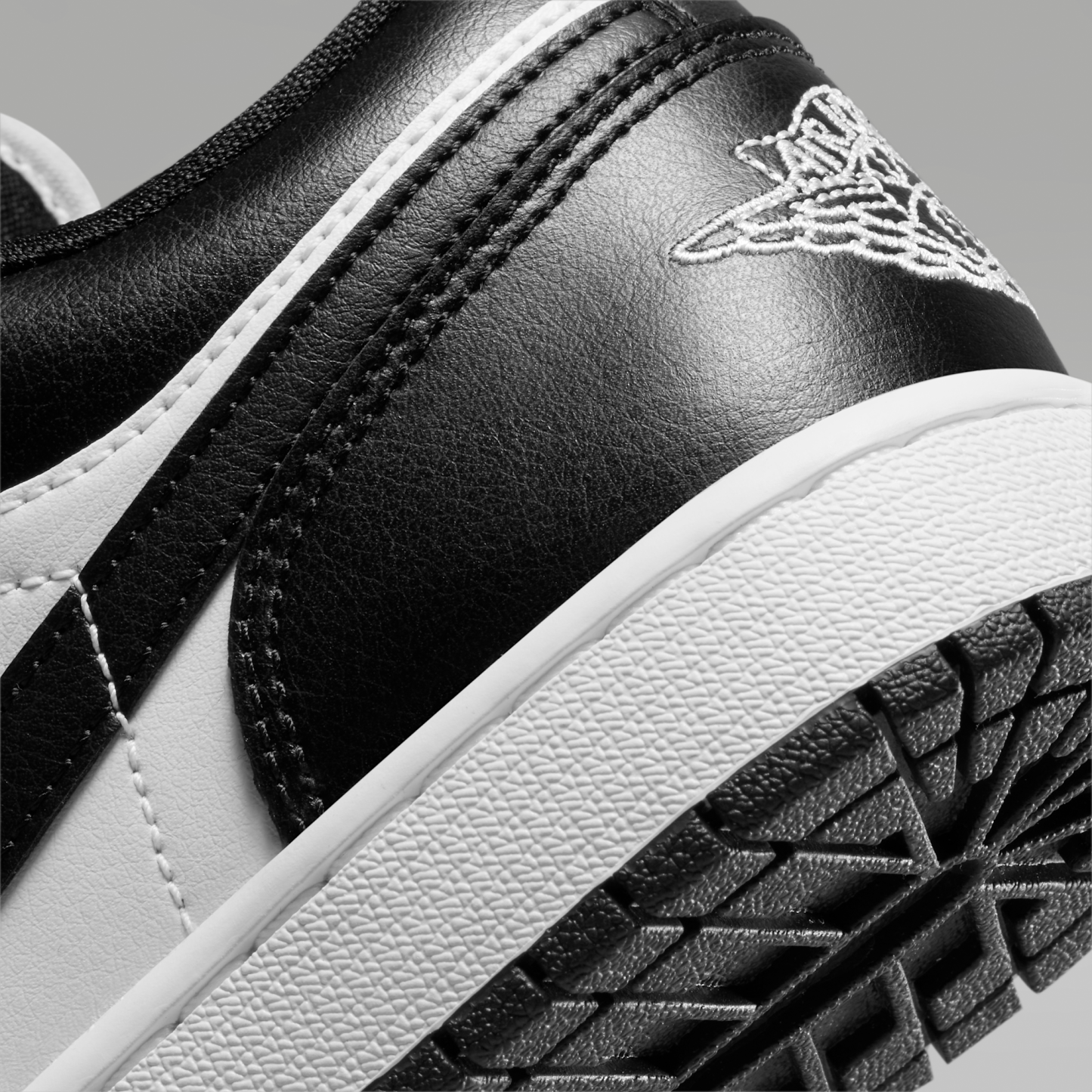 Air Jordan 1 Low - Λευκό/Λευκό/Μαύρο - 8