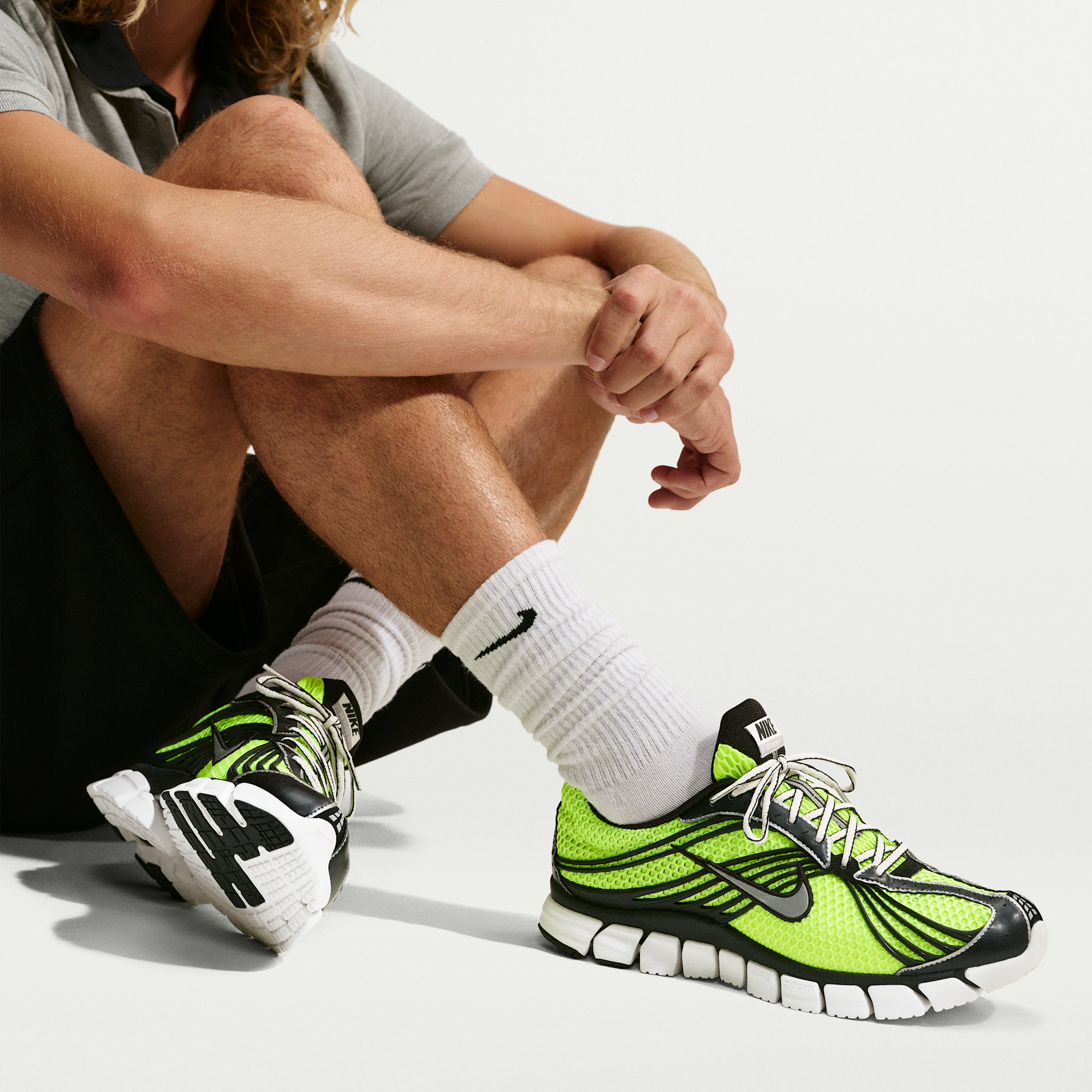 Nike Zoom Skylon 11 - Volt/Μαύρο/Light Smoke Grey/Metallic Silver - 9