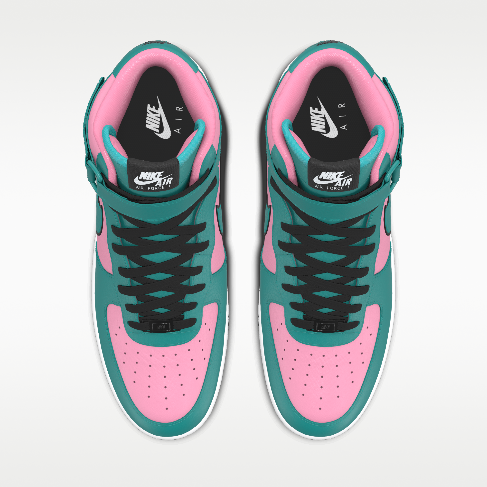 Nike Air Force 1 Mid By You - Πολύχρωμο/Πολύχρωμο/Πολύχρωμο (1685956779) - 4