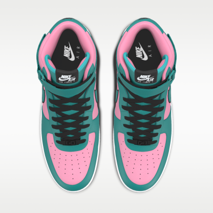 Nike Air Force 1 Mid By You - Πολύχρωμο/Πολύχρωμο/Πολύχρωμο (1685956779) - 4