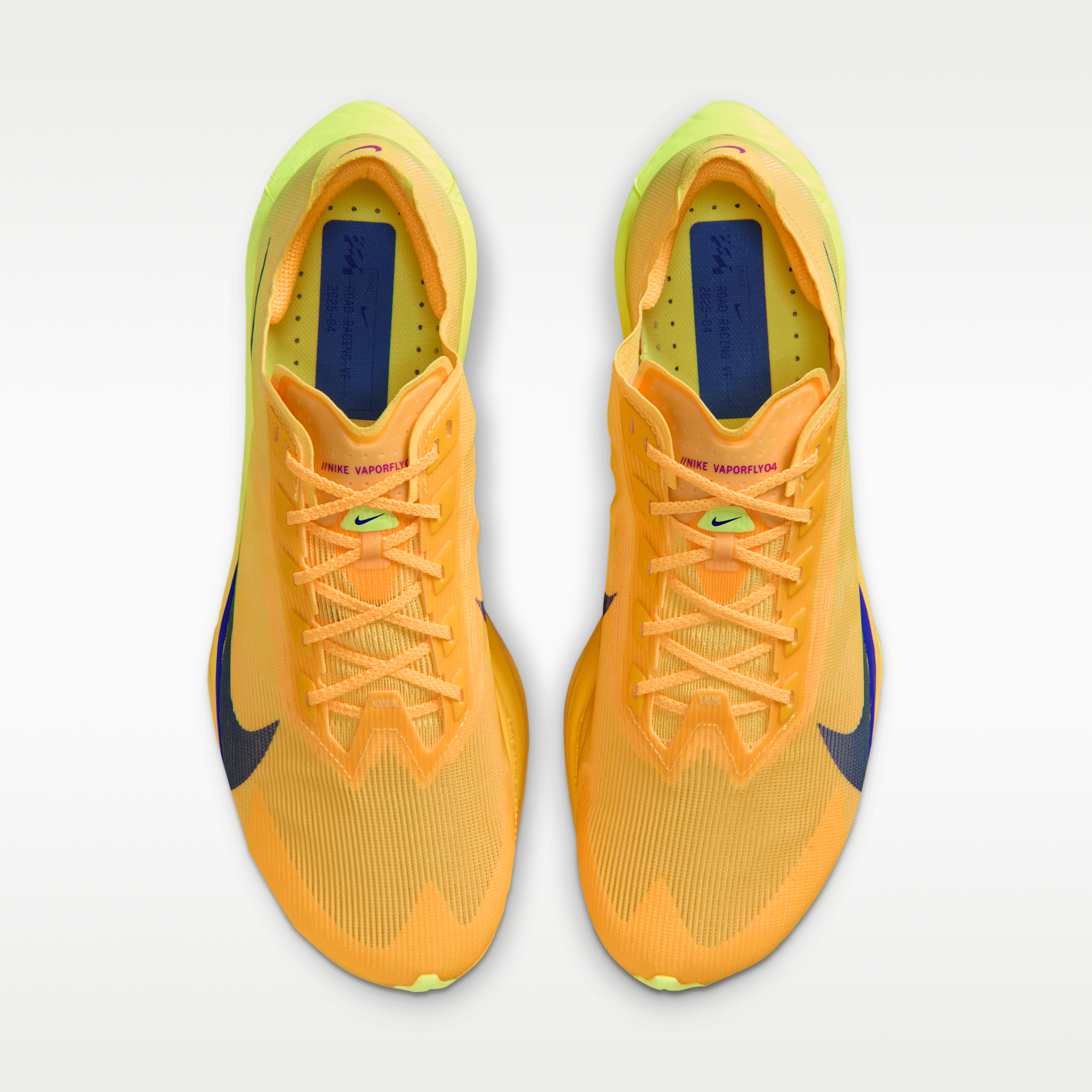 Nike Vaporfly 4 - Citron Pulse/Laser Orange/Volt Ice/Indigo Burst - 4