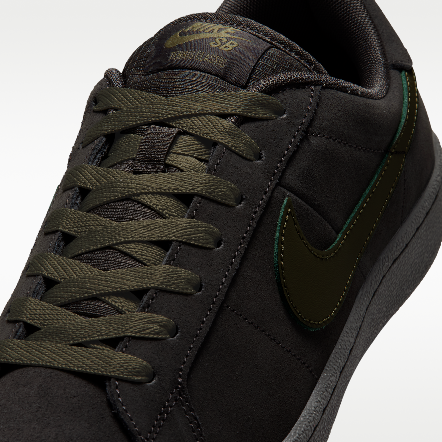 Nike SB Zoom Tennis Classic - Deep Pewter/Deep Pewter/Medium Olive - 7