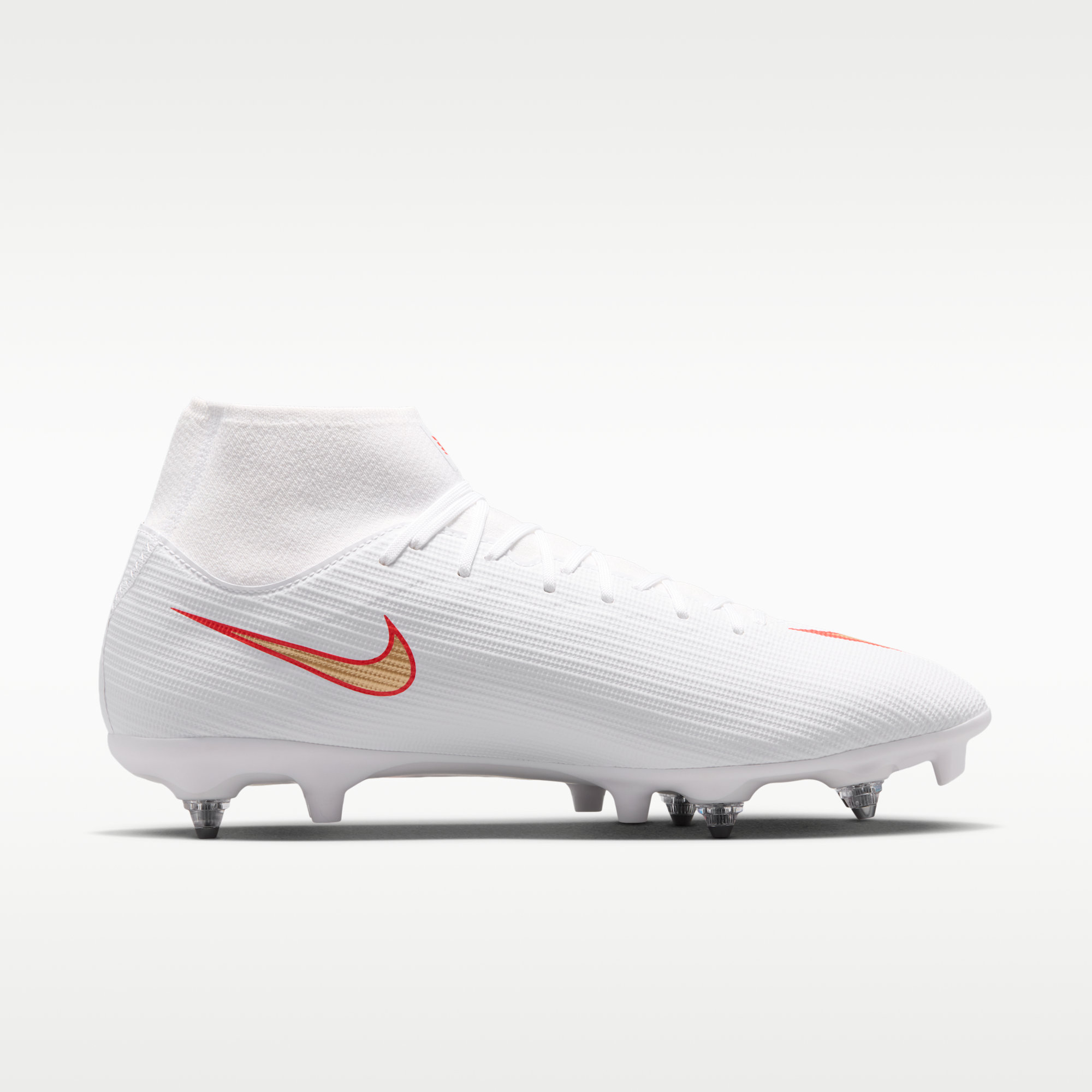 Nike Mercurial Superfly 11 Academy - Λευκό/Bright Crimson/Blur (IO1492-100) - 3