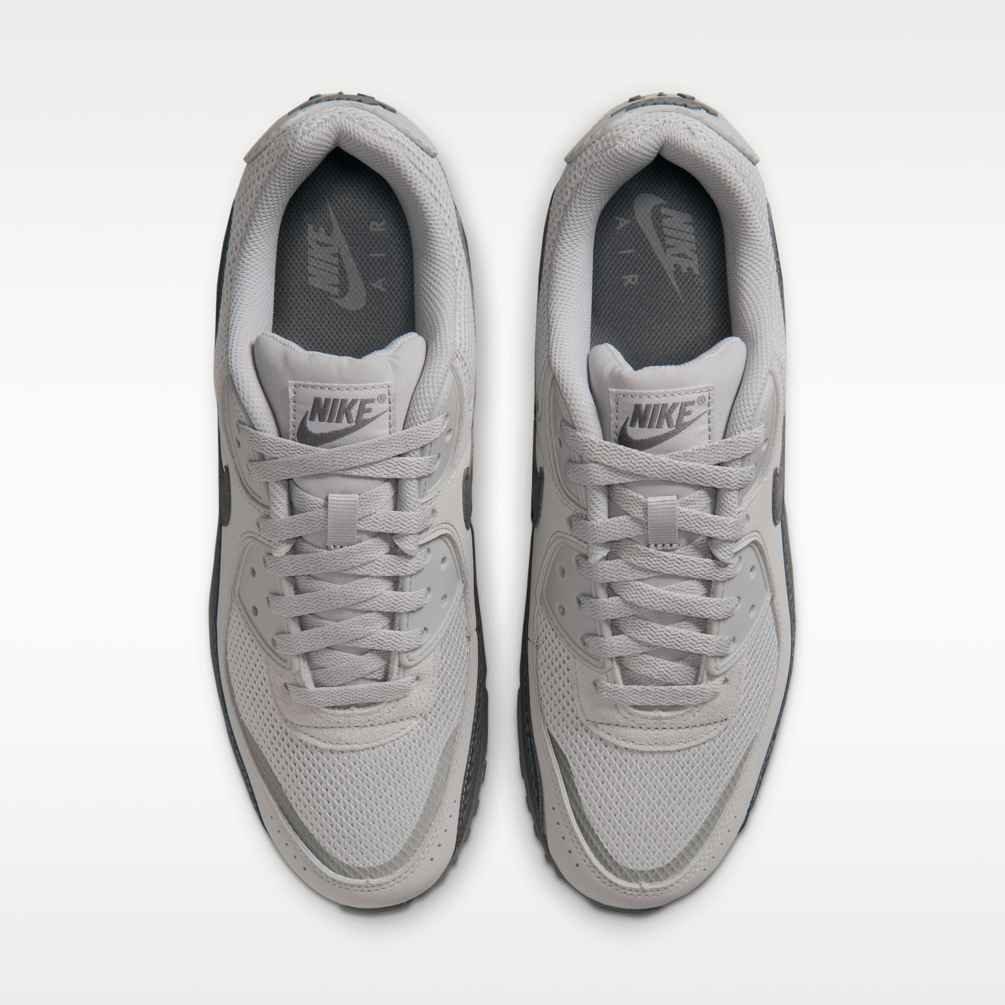 Nike Air Max 90 Premium - Light Smoke Grey/Smoke Grey/Volt/Iron Grey - 4