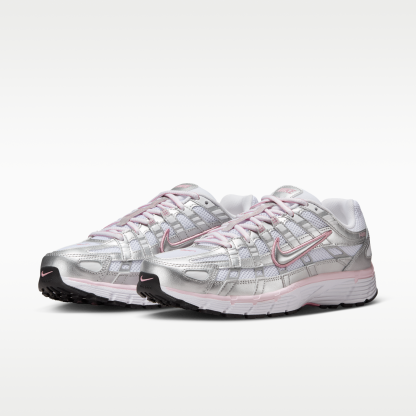 Nike P-6000 - Λευκό/Elemental Pink/Μαύρο/Metallic Silver - 5
