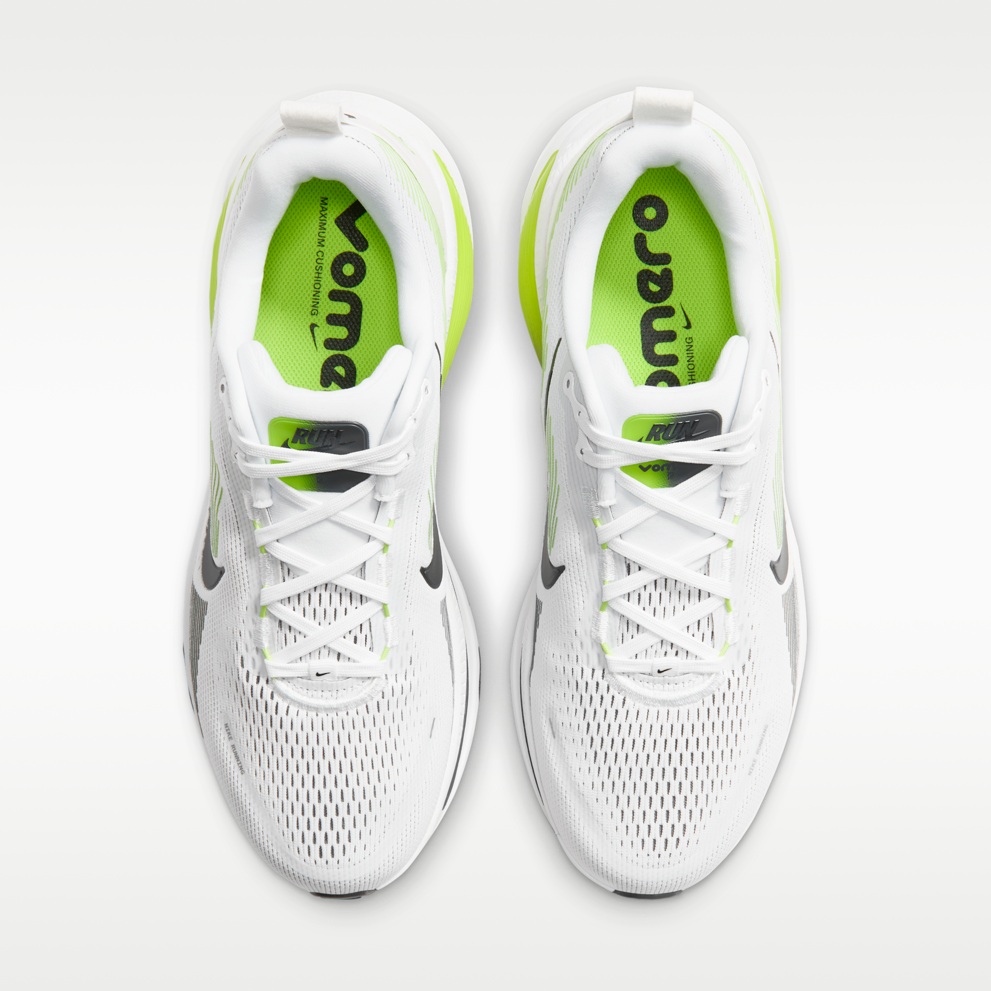 Nike Vomero 18 - Λευκό/Lemon Venom/Dark Grey/Μαύρο - 4