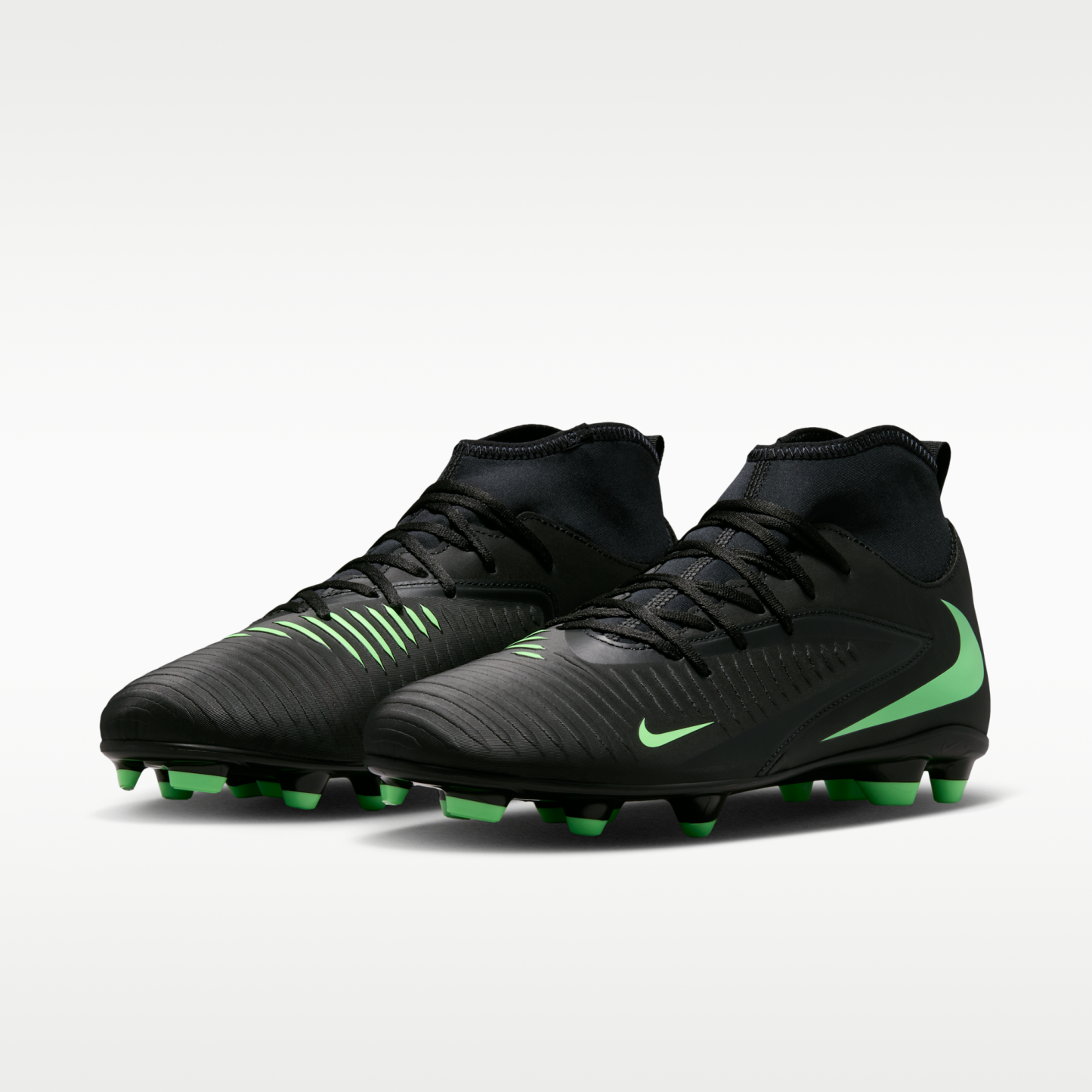 Nike Phantom 6 High Club - Μαύρο/Μαύρο/Illusion Green (HQ2275-001) - 5