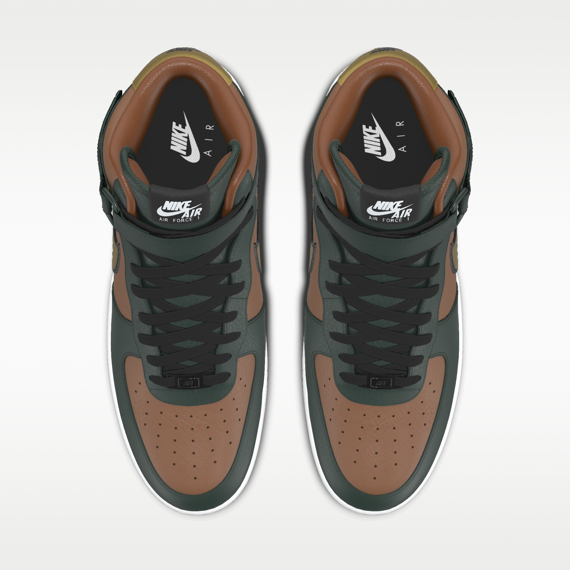 Nike Air Force 1 Mid By You - Πολύχρωμο/Πολύχρωμο/Πολύχρωμο (9731071236) - 4