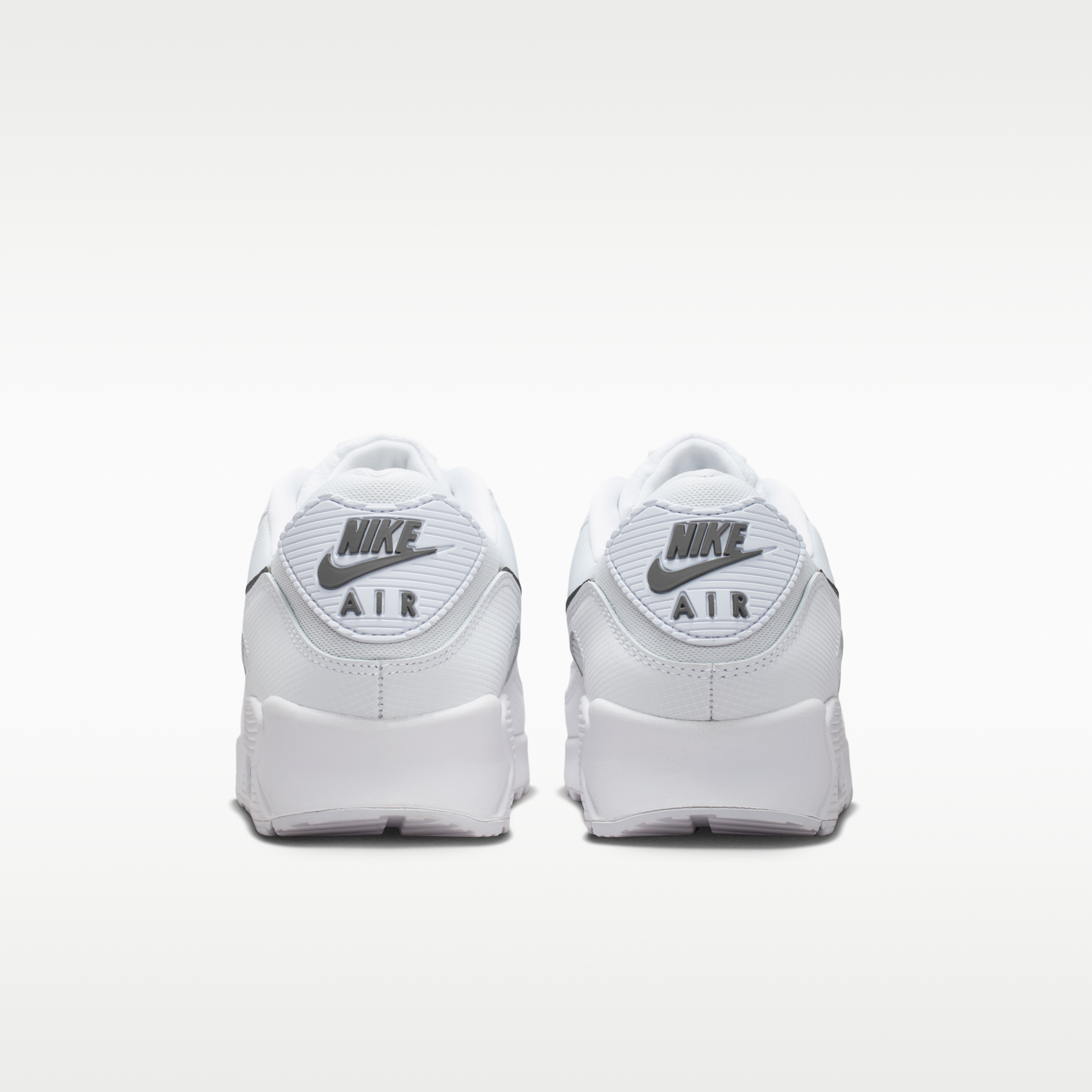 Nike Air Max 90 - Λευκό/Λευκό/Smoke Grey - 6