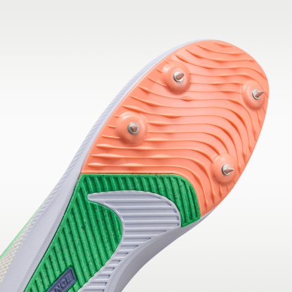 Nike Zoom Rival Distance - Summit White/Palest Purple/Atomic Pink/Electro Green - 7