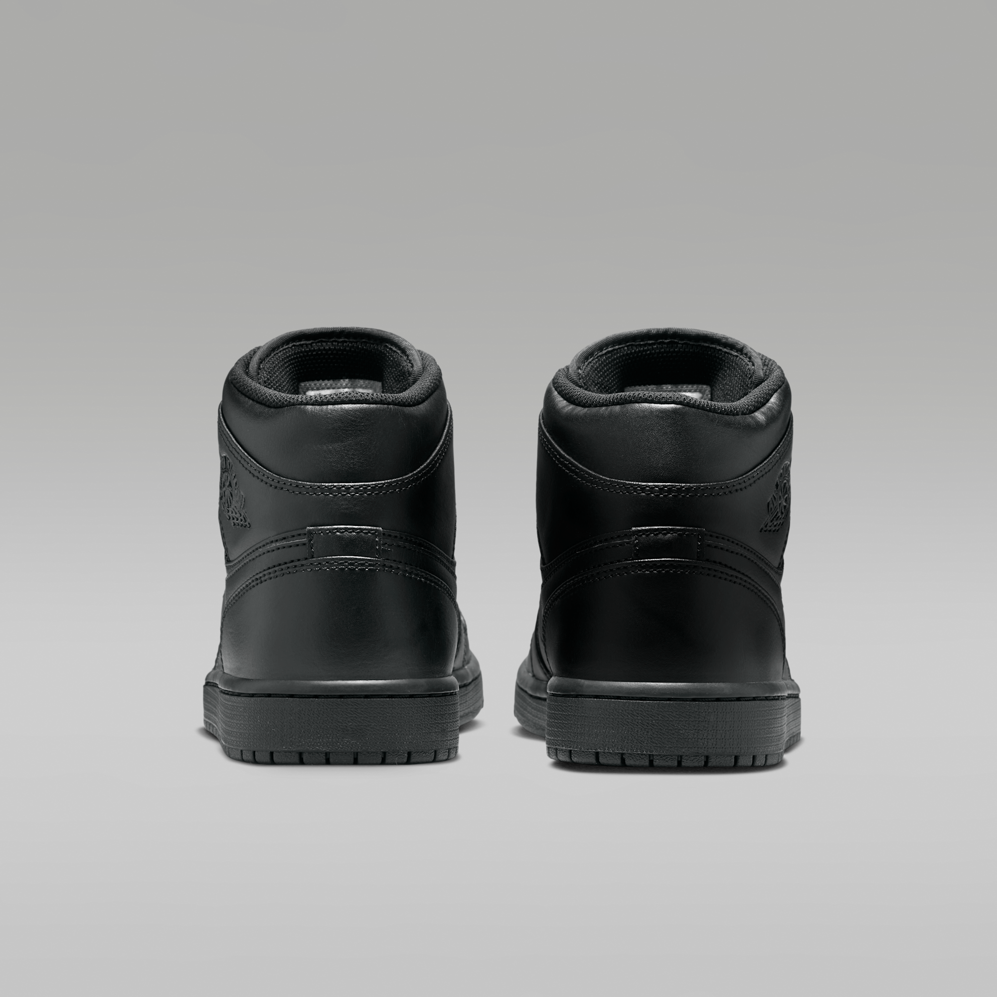 Air Jordan 1 Mid - Μαύρο/Μαύρο/Μαύρο - 6