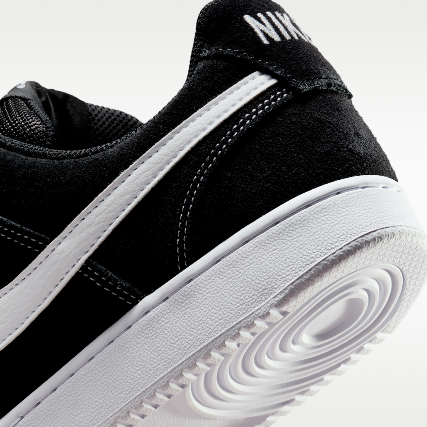 Nike Court Vision Low FL - Μαύρο/Λευκό - 8