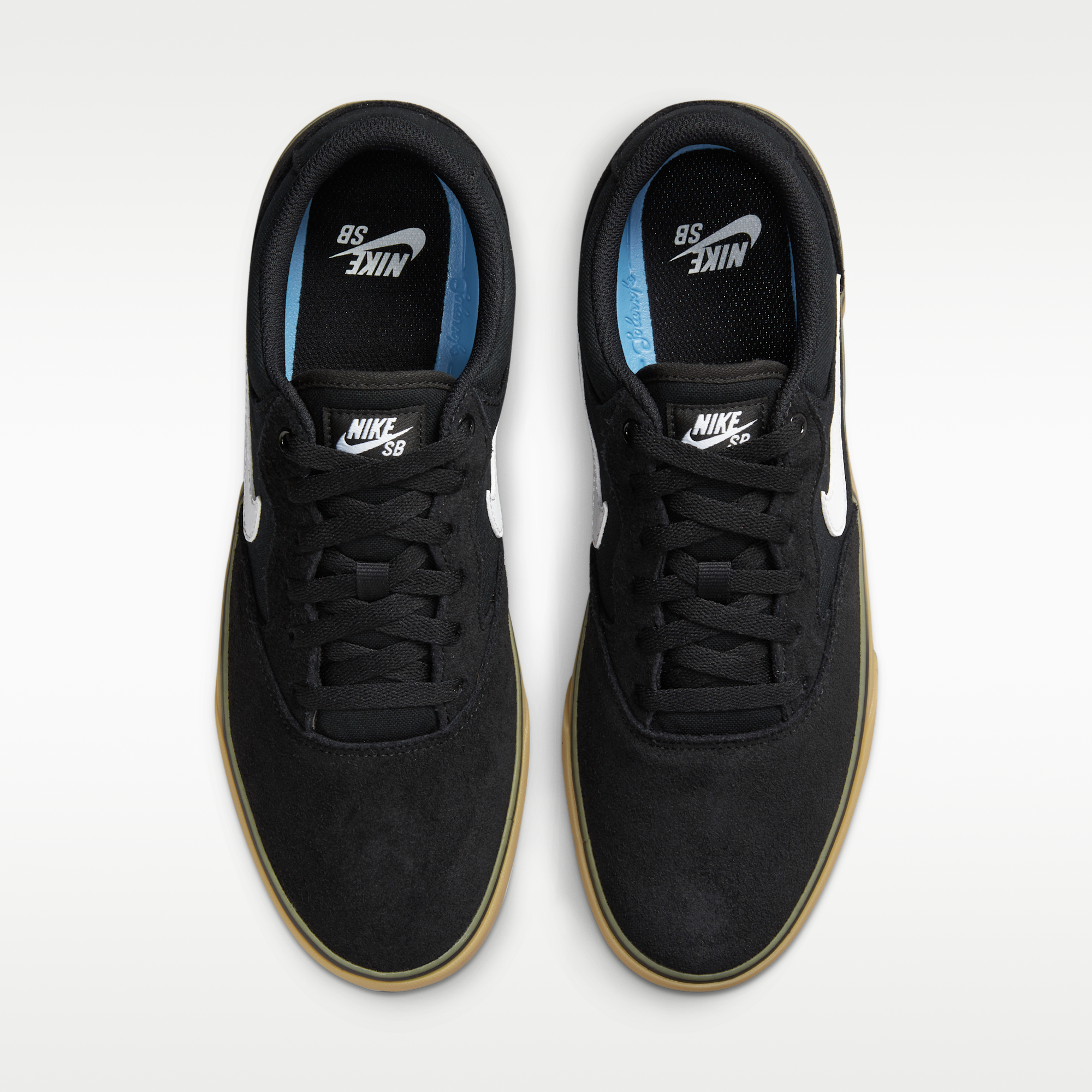 Nike SB Chron 2 - Μαύρο/Μαύρο/Gum Light Brown/Λευκό - 5