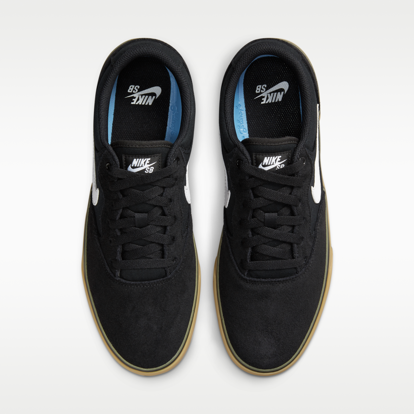 Nike SB Chron 2 - Μαύρο/Μαύρο/Gum Light Brown/Λευκό - 5