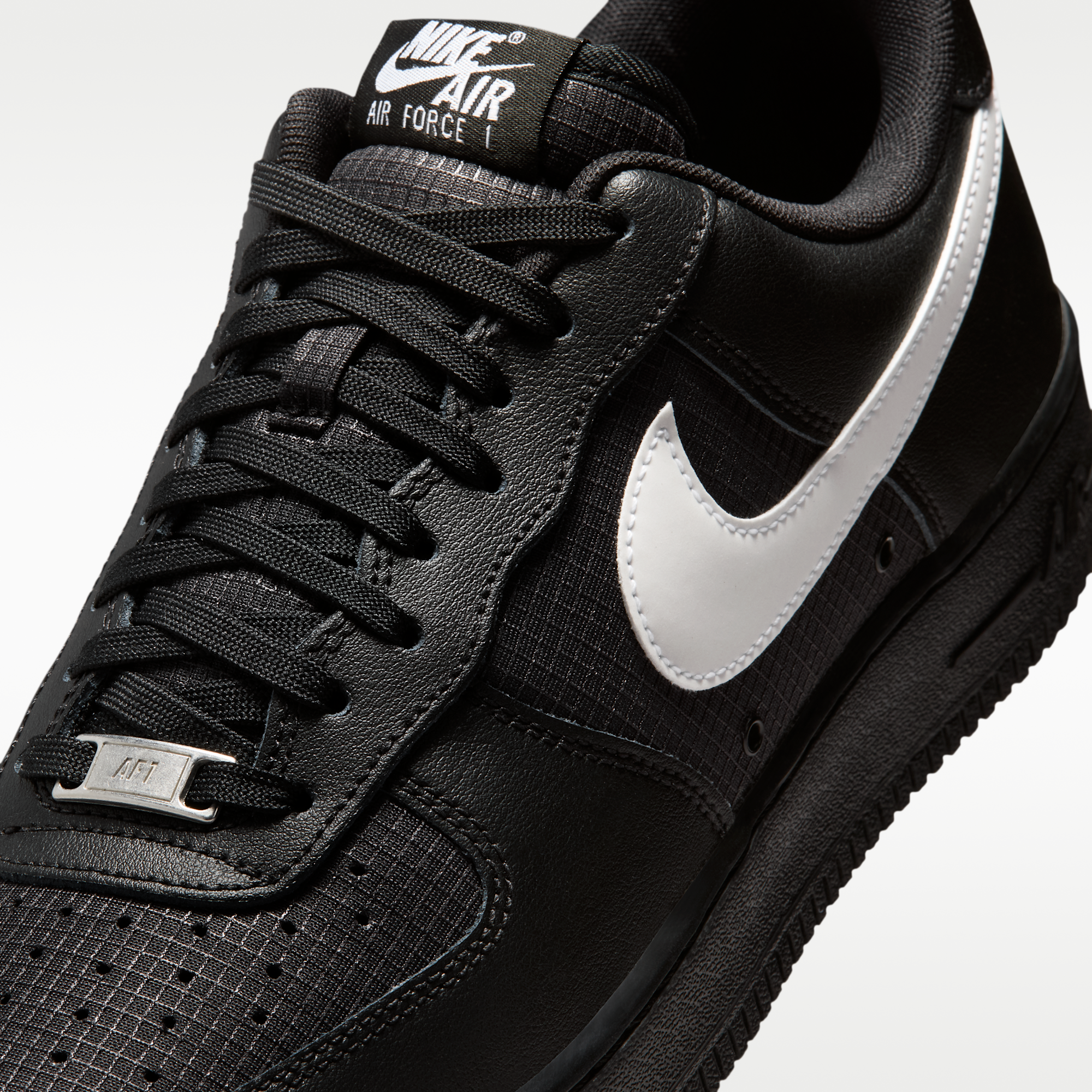 Nike Air Force 1 '07 LV8 - Μαύρο/Μαύρο/Λευκό - 7