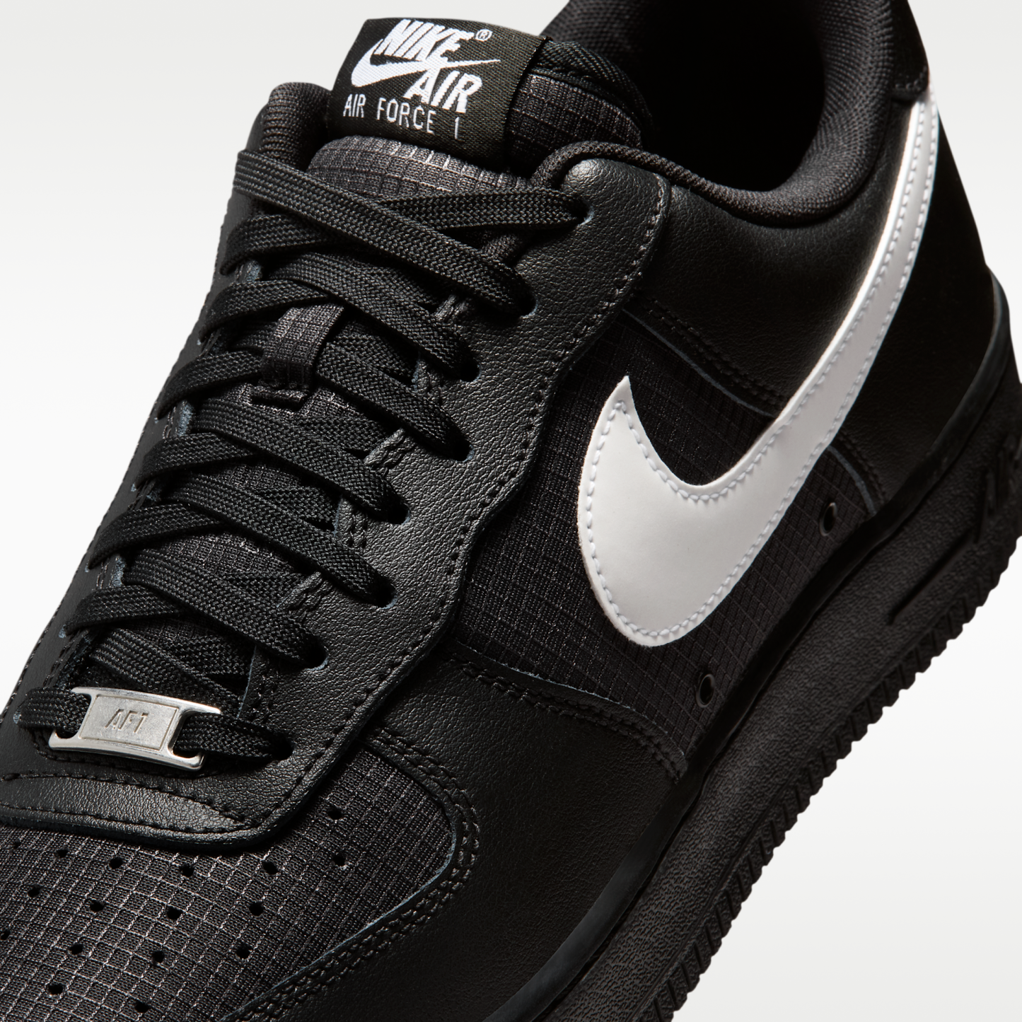 Nike Air Force 1 '07 LV8 - Μαύρο/Μαύρο/Λευκό - 7
