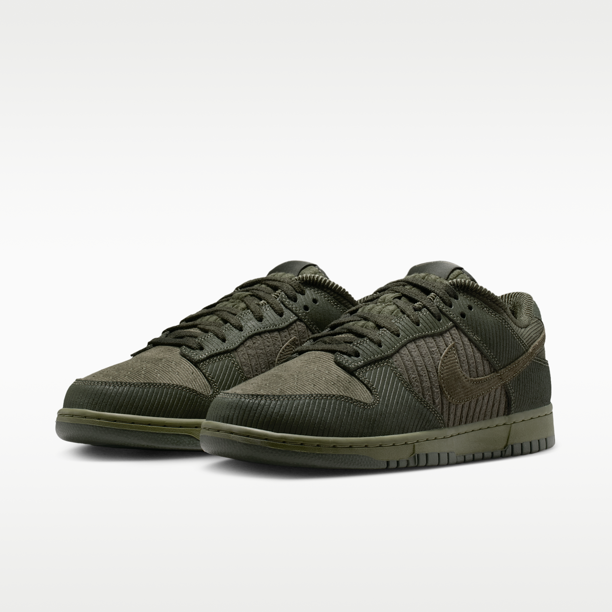 Nike Dunk Low Retro SE Leather/Suede - Cargo Khaki/Medium Olive/Sequoia/Cargo Khaki - 5