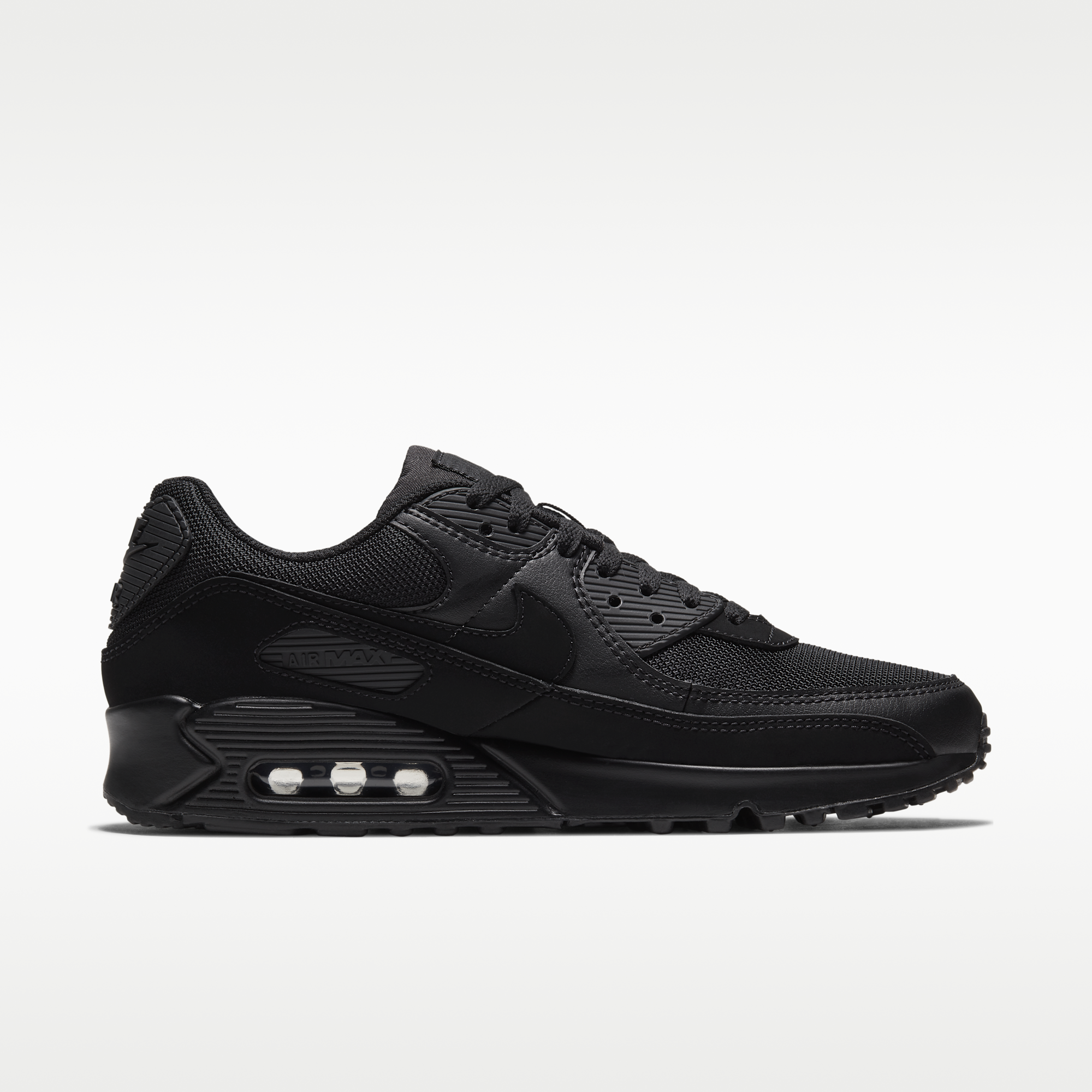 Nike Air Max 90 - Μαύρο/Μαύρο/Μαύρο/Μαύρο - 3