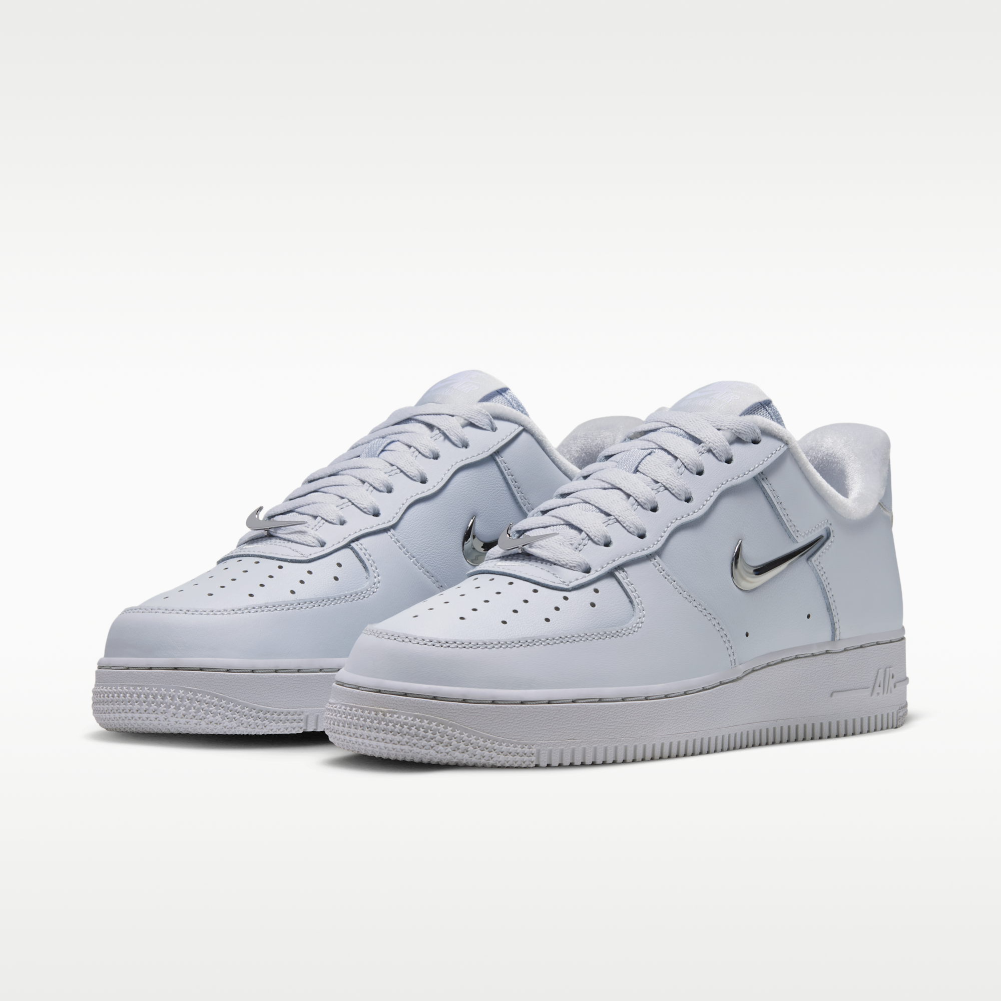 Nike Air Force 1 '07 - Pure Platinum/Λευκό/Metallic Silver - 5