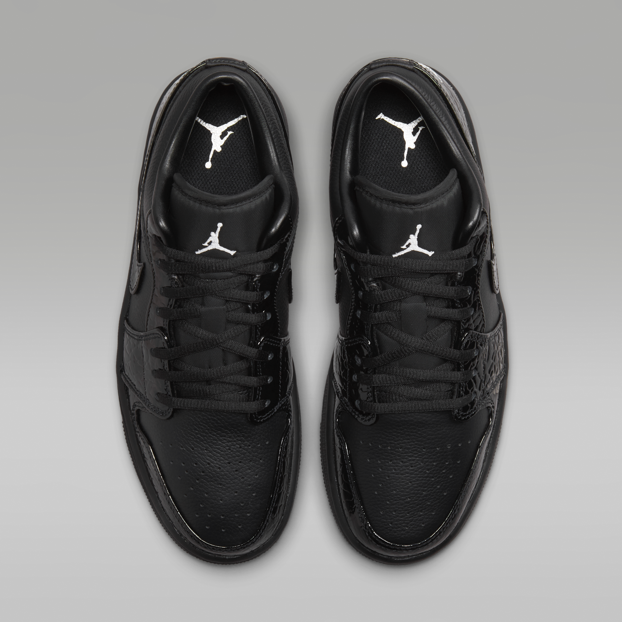 Air Jordan 1 Low SE - Μαύρο/Λευκό/Metallic Silver/Μαύρο - 4