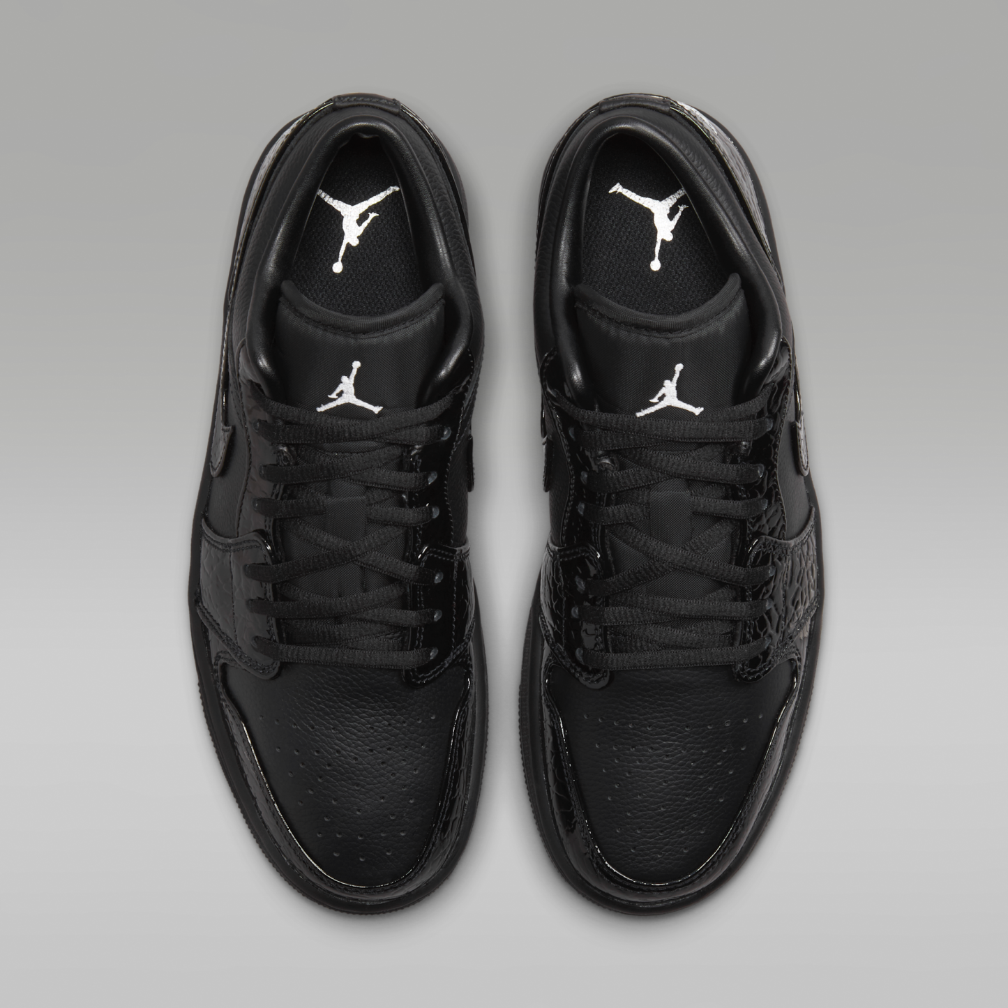 Air Jordan 1 Low SE - Μαύρο/Λευκό/Metallic Silver/Μαύρο - 4