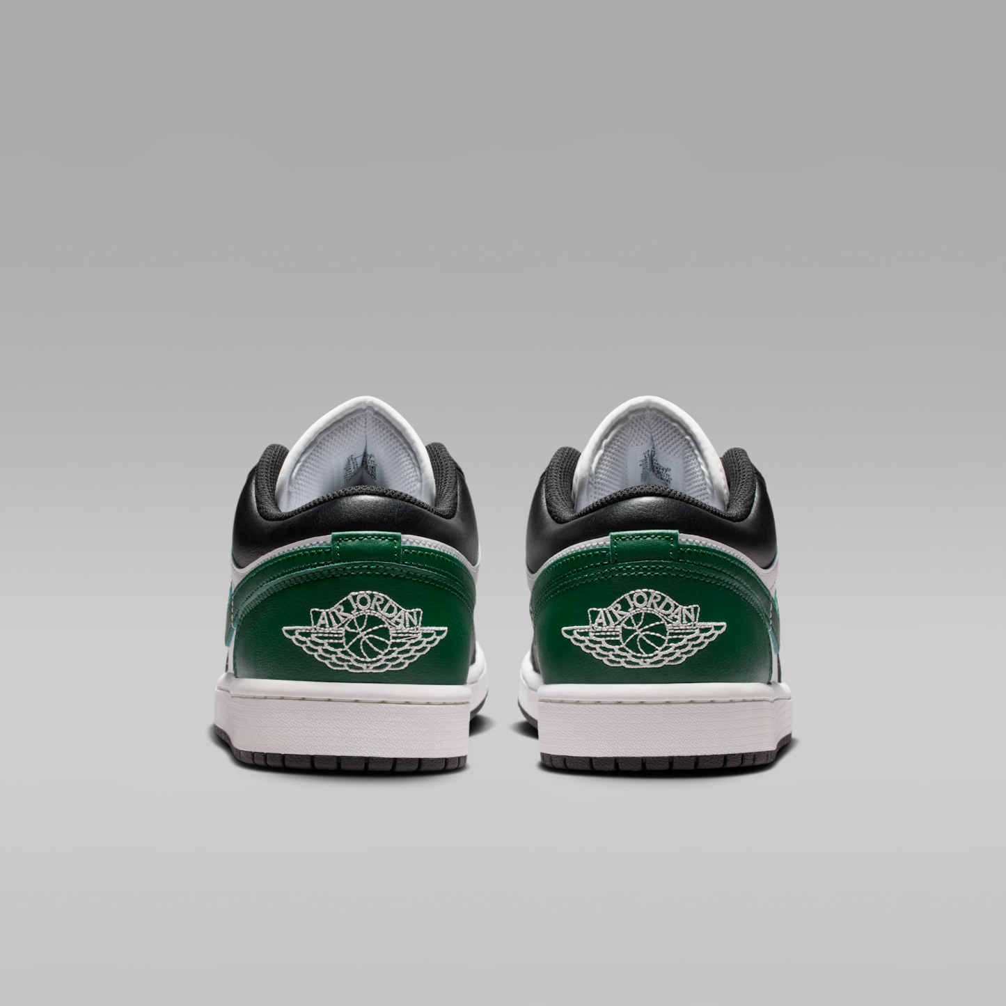 Air Jordan 1 Low - Μαύρο/Gorge Green/Summit White - 6