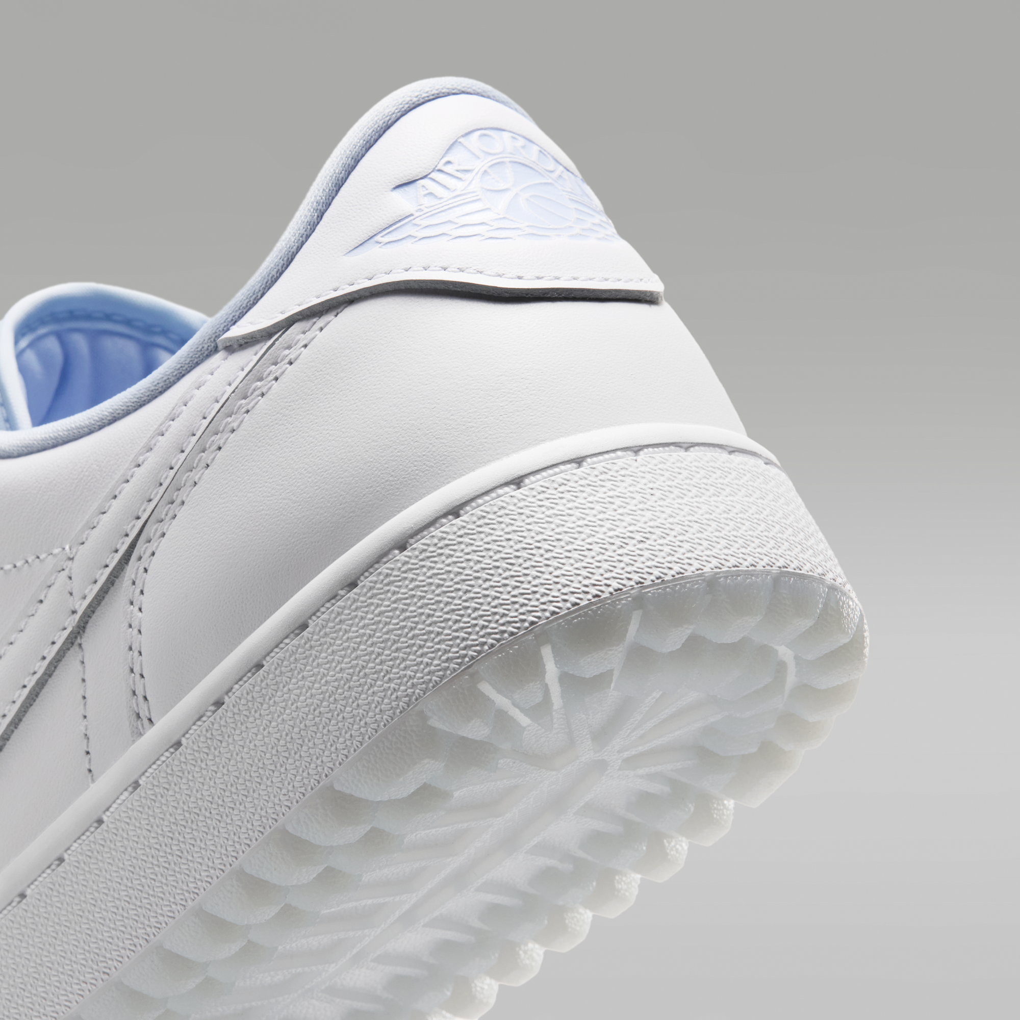 Air Jordan 1 Low G - Λευκό/Hydrogen Blue/Metallic Silver/Λευκό - 8