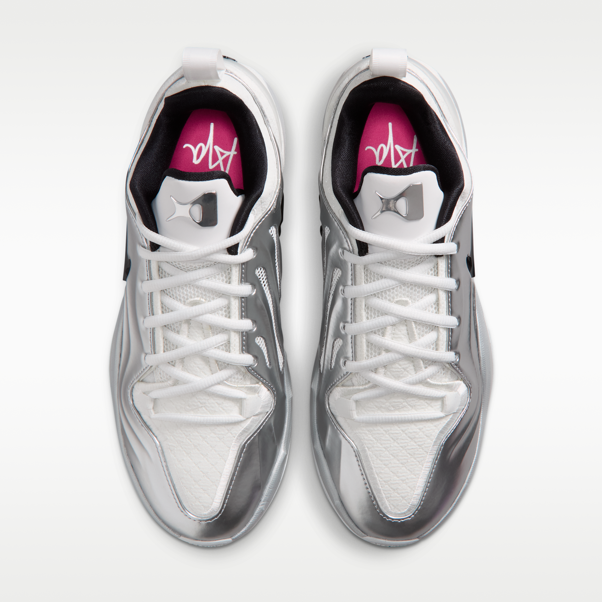 A'Two "Mirrored" - Summit White/Metallic Silver/Μαύρο - 4