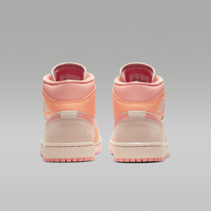Air Jordan 1 Mid - Atomic Orange/Terra Blush/Shimmer/Apricot Agate - 6