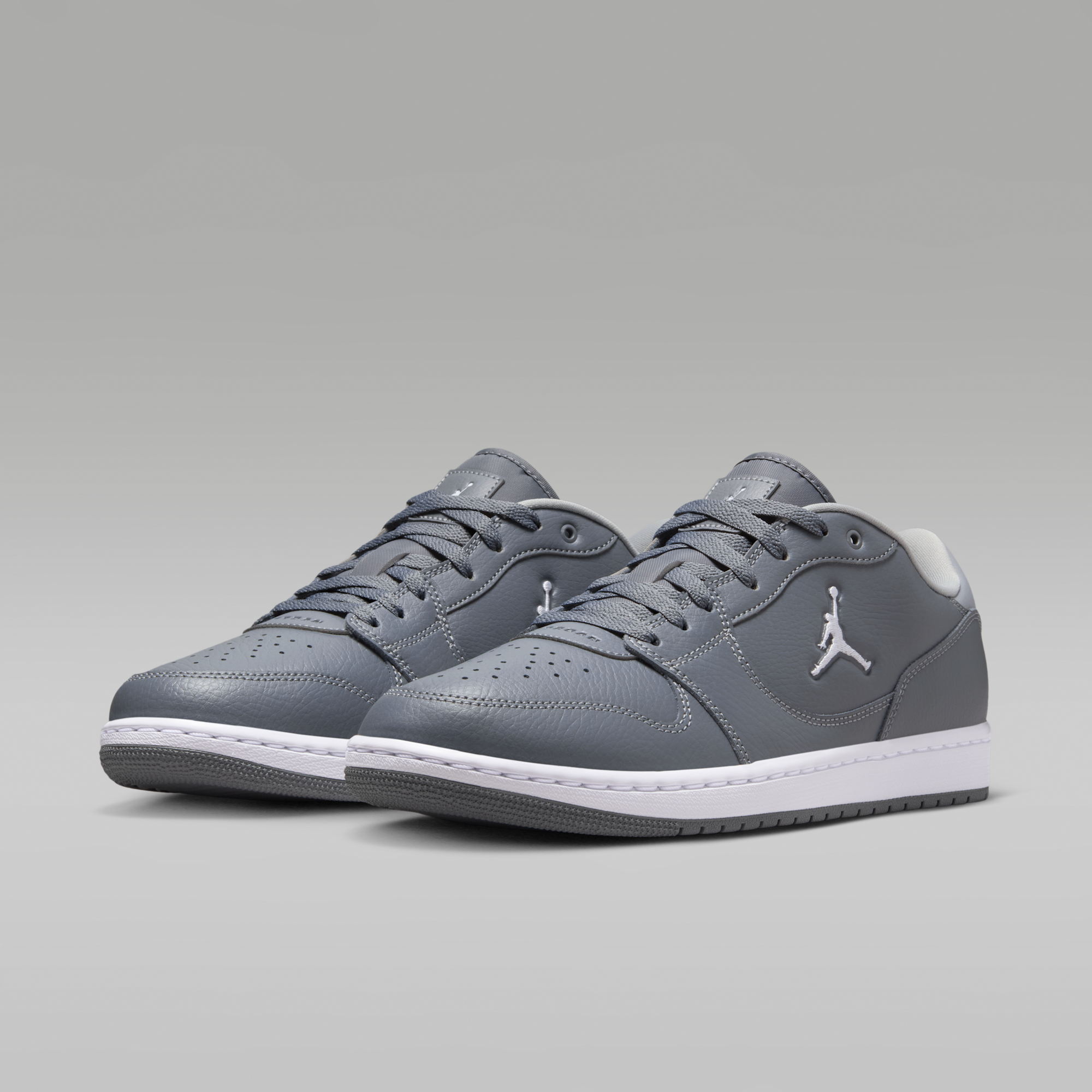 Jordan Court Connect Low - Smoke Grey/Λευκό/Light Smoke Grey - 5