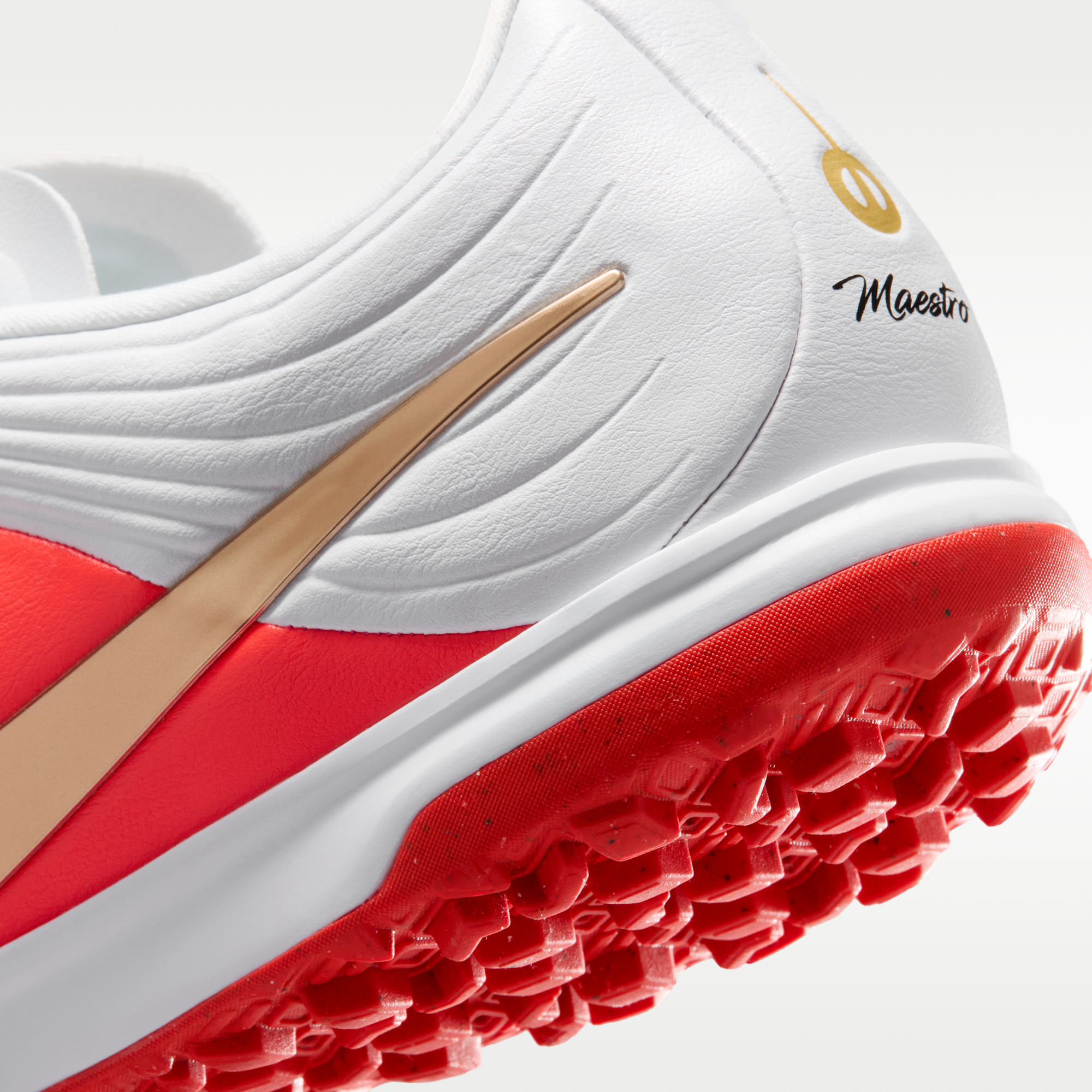 Nike Tiempo Maestro Academy - Λευκό/Bright Crimson/Blur (IB4484-100) - 8