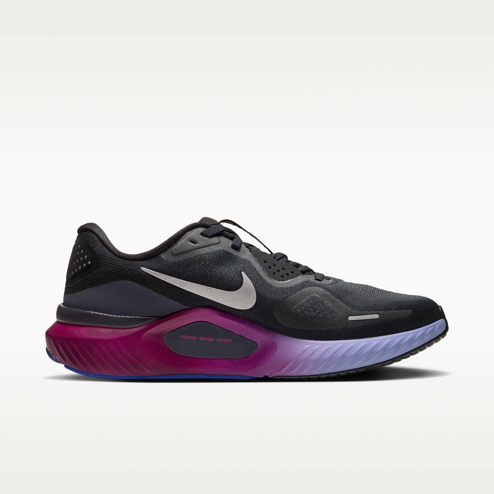 Nike Structure 26 - Μαύρο/Gridiron/Purple Pulse/Metallic Silver - 3