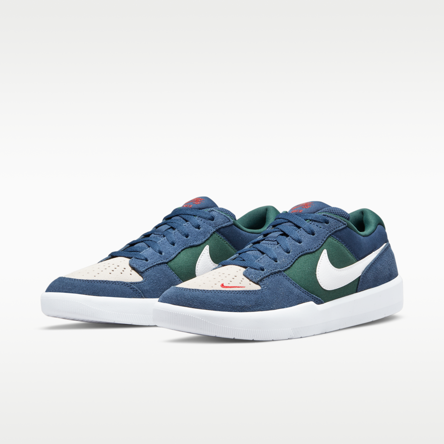 Nike SB Force 58 - Navy/Noble Green/Λευκό/Summit White - 5