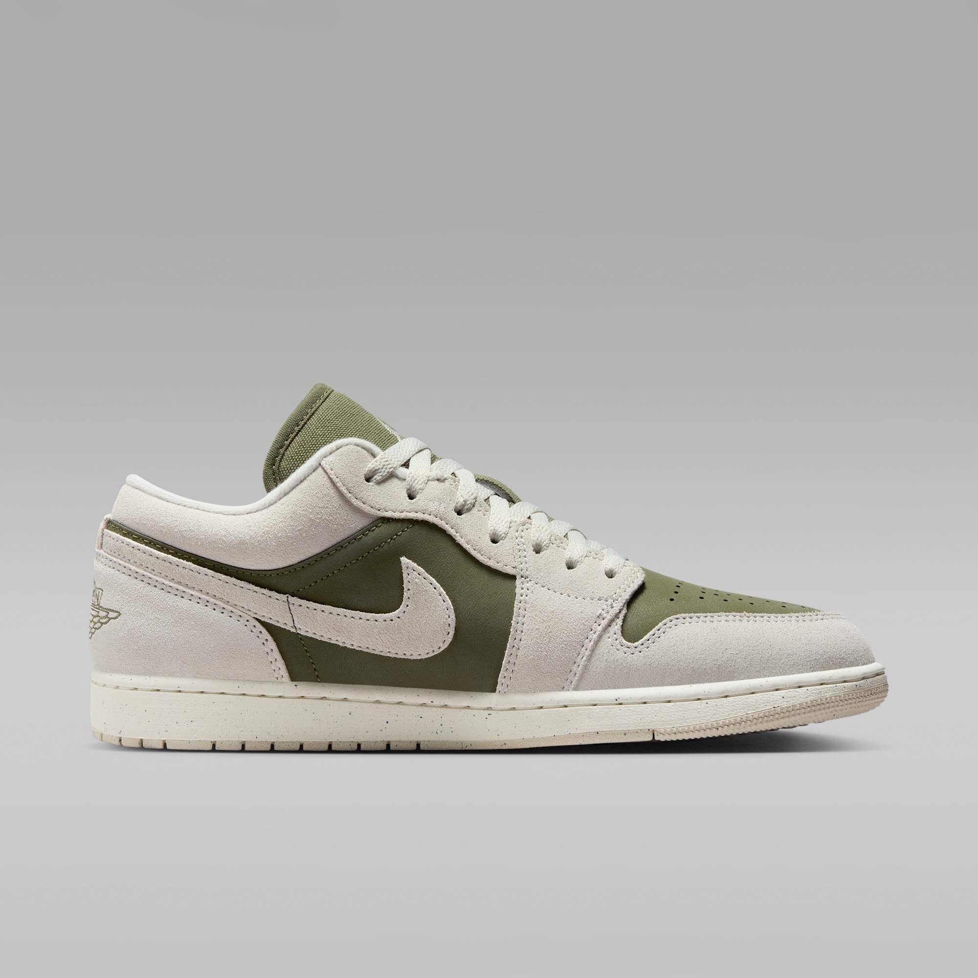 Air Jordan 1 Low SE - Medium Olive/Sail/Light Orewood Brown - 3
