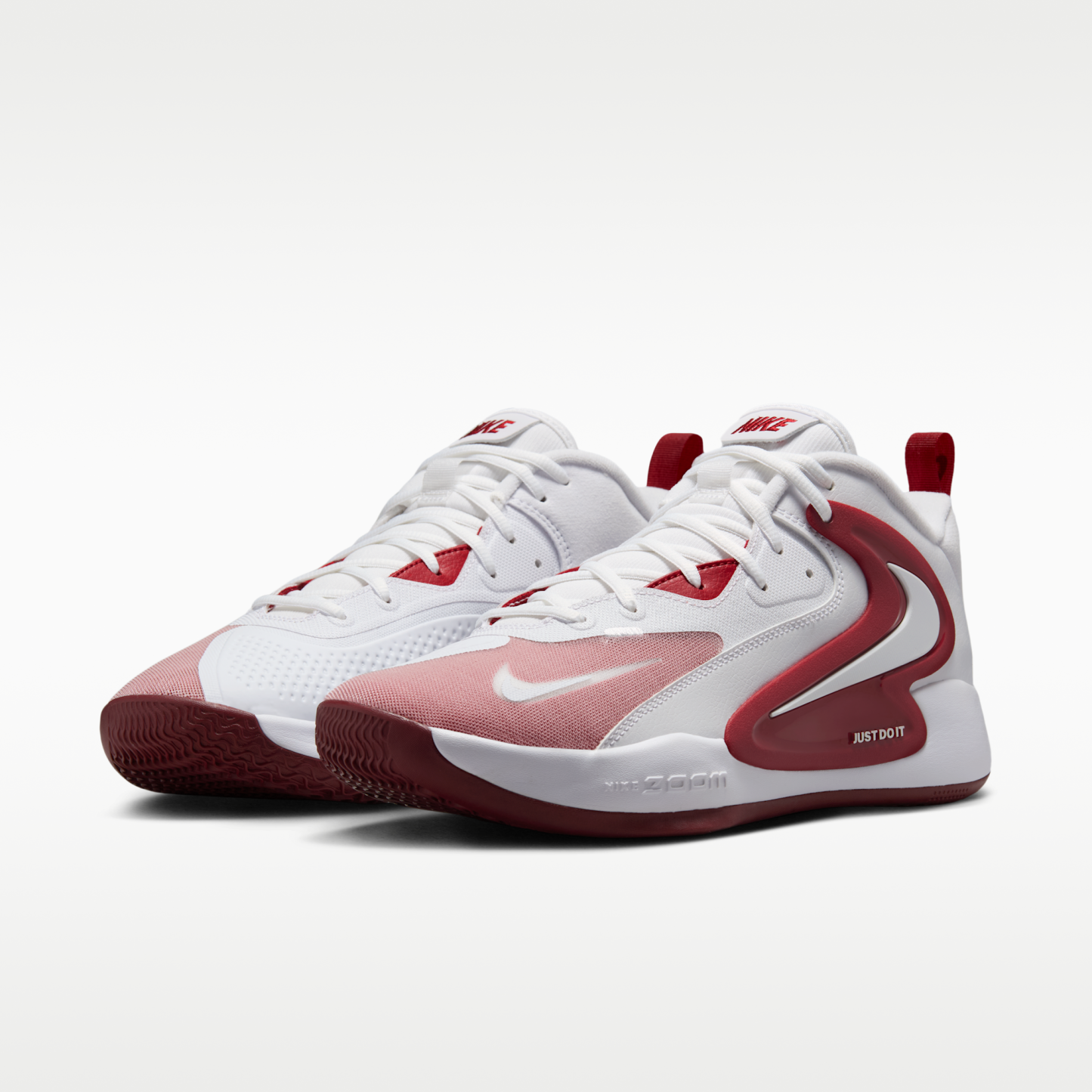 Nike HyperSet 2 - Λευκό/Team Crimson/Λευκό - 5