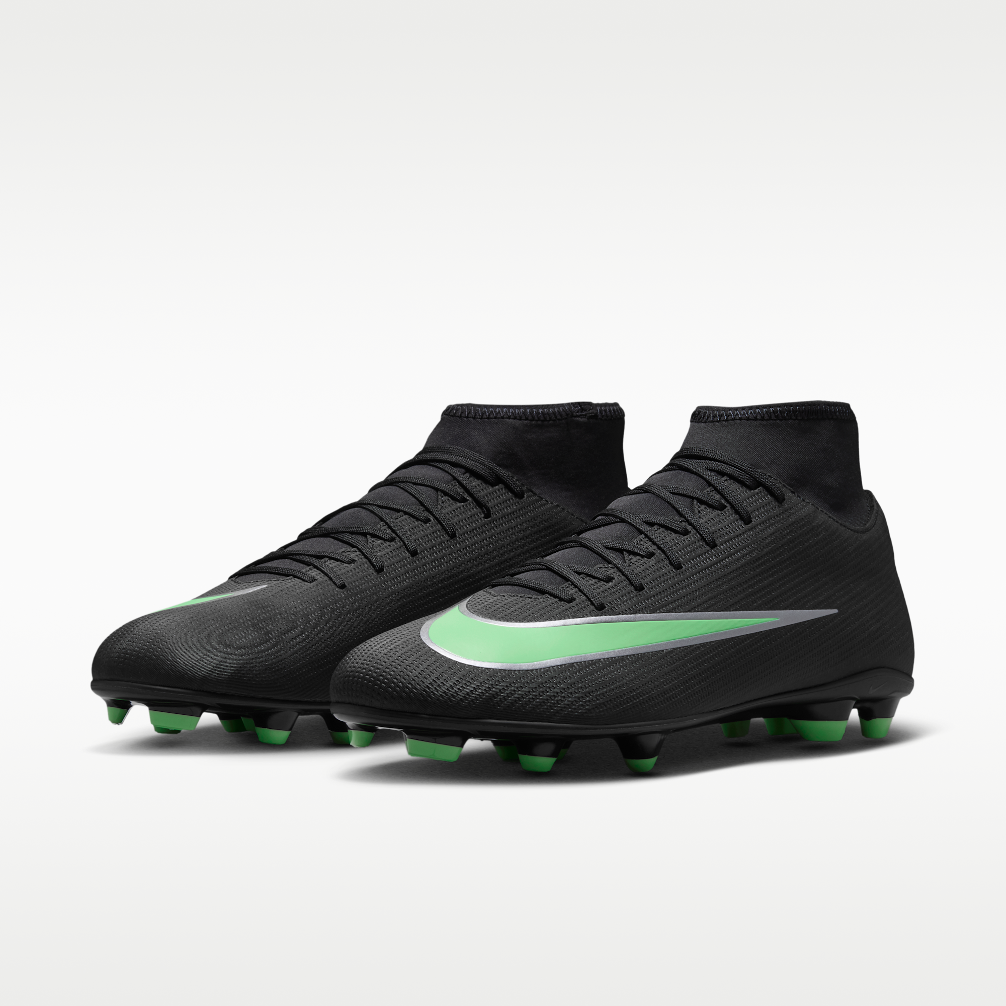 Nike Mercurial Superfly 11 Club - Μαύρο/Μαύρο/Illusion Green (IM0358-001) - 5