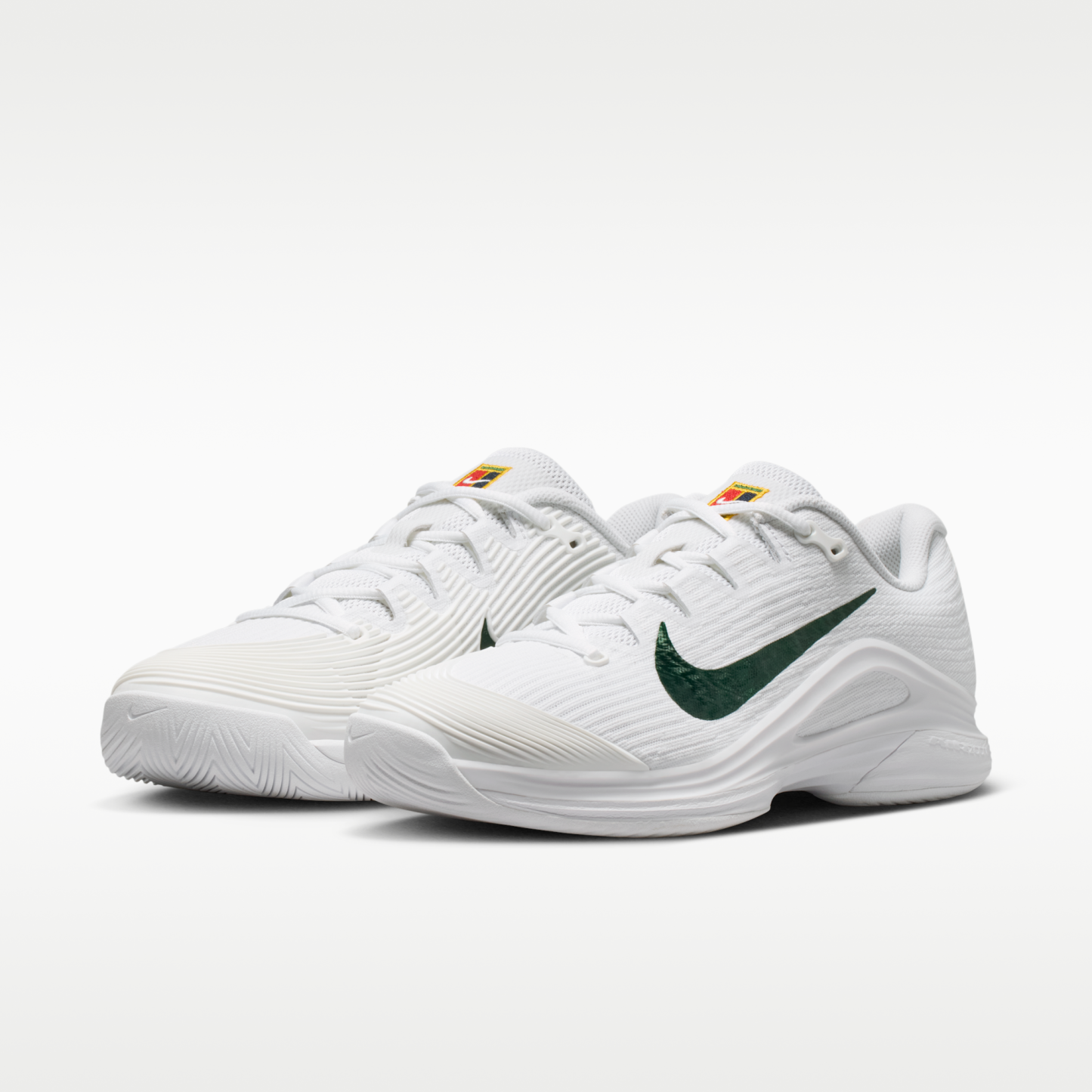 Nike Zoom Vapor 12 PRM - Λευκό/University Gold/University Red/Gorge Green - 5